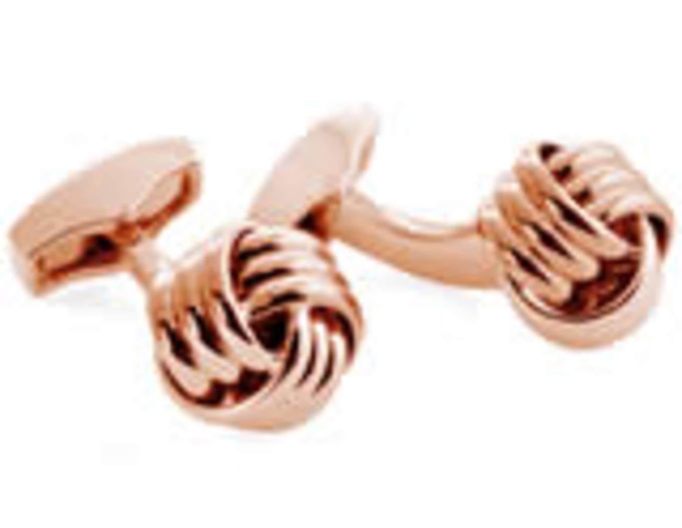 TATEOSSIAN Cable Knot Manschettenknöpfe In Roségold beschichtet: GOLD