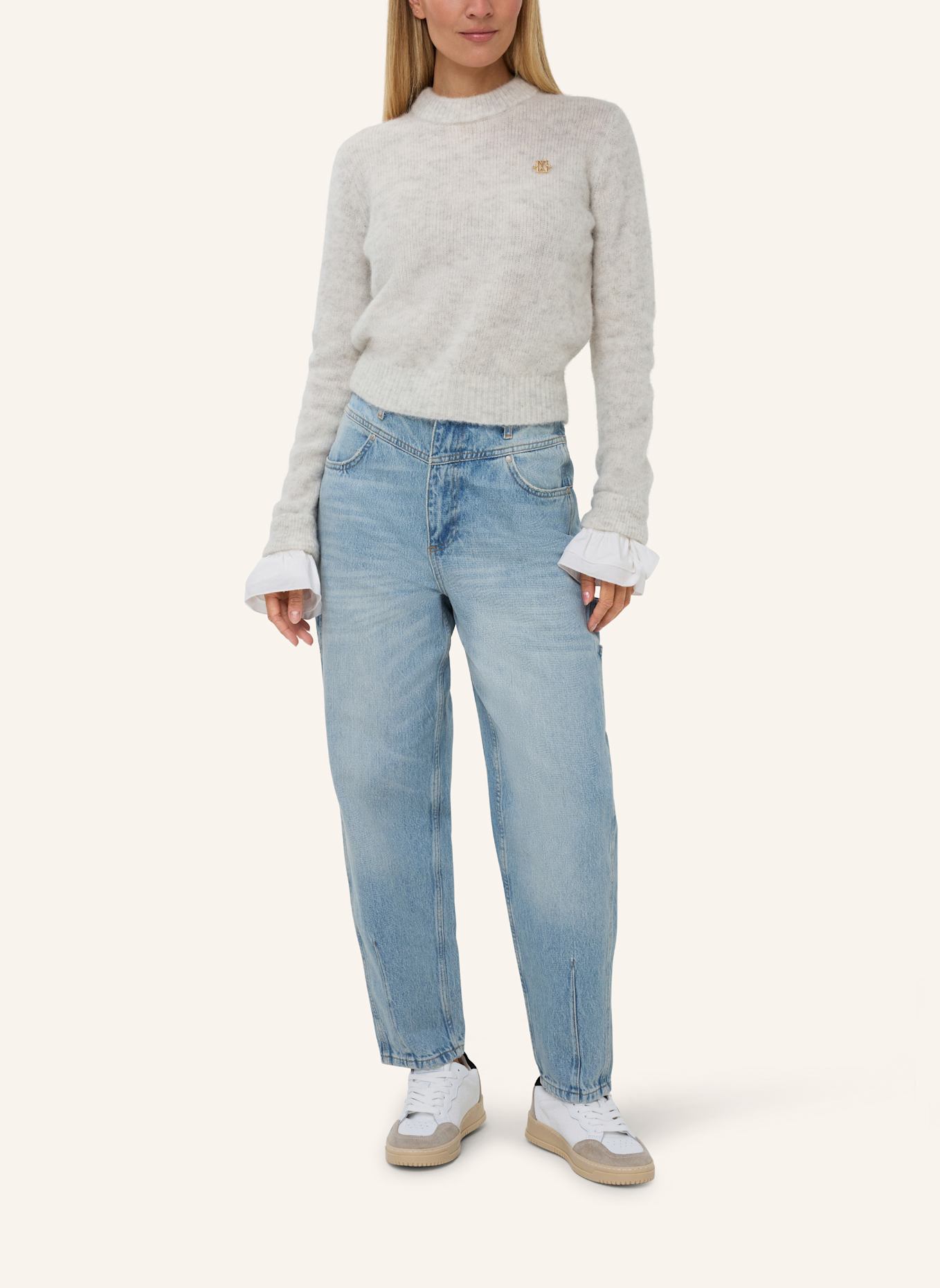 JOSH V Pullover MAYA Regular Fit: GRAU