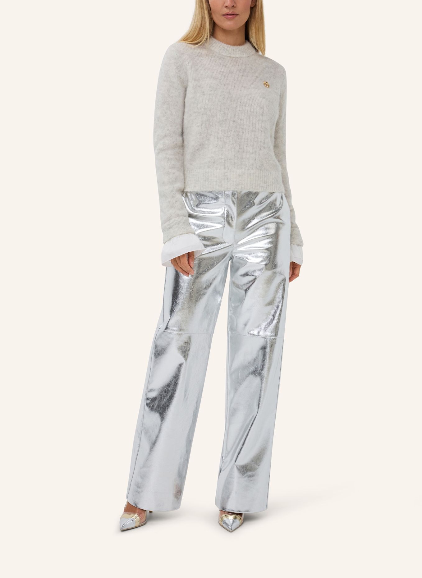 JOSH V Marlenehose MARLIN: SILBER