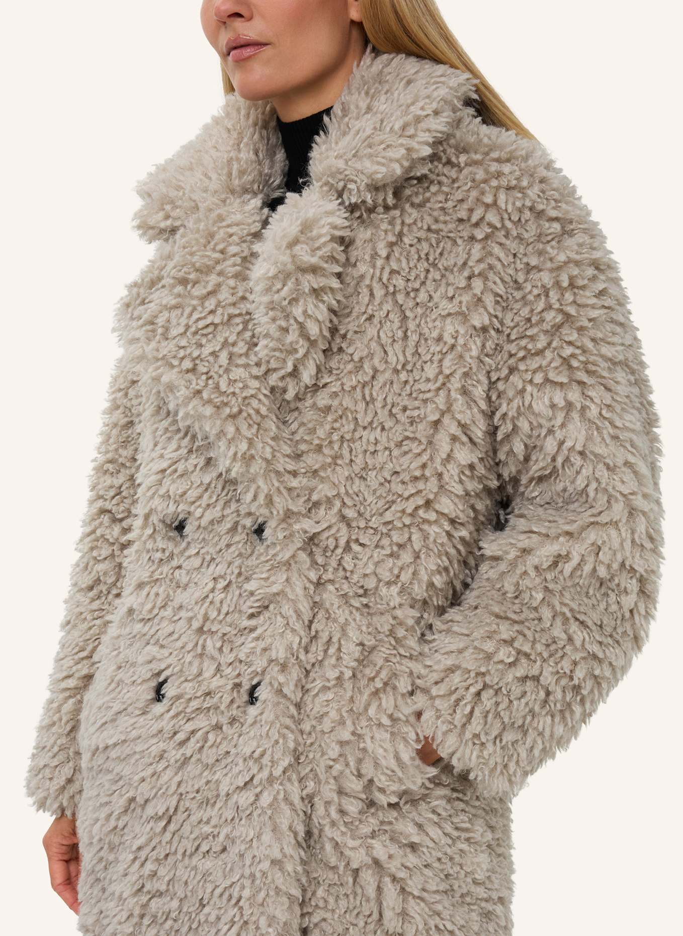 JOSH V Oversized-Mante LIZZ: GRAU