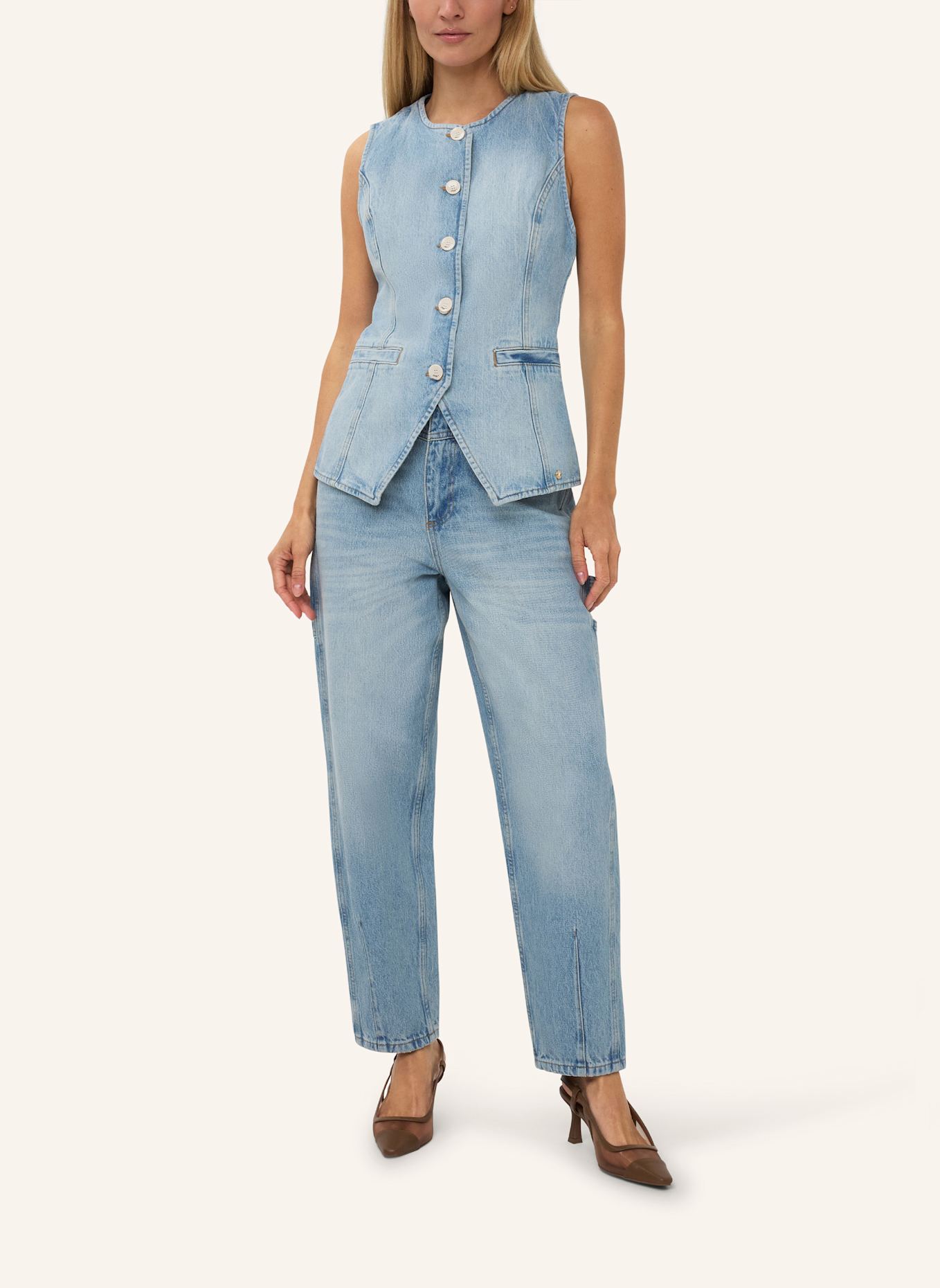 JOSH V Jeansweste MILLY: BLAU