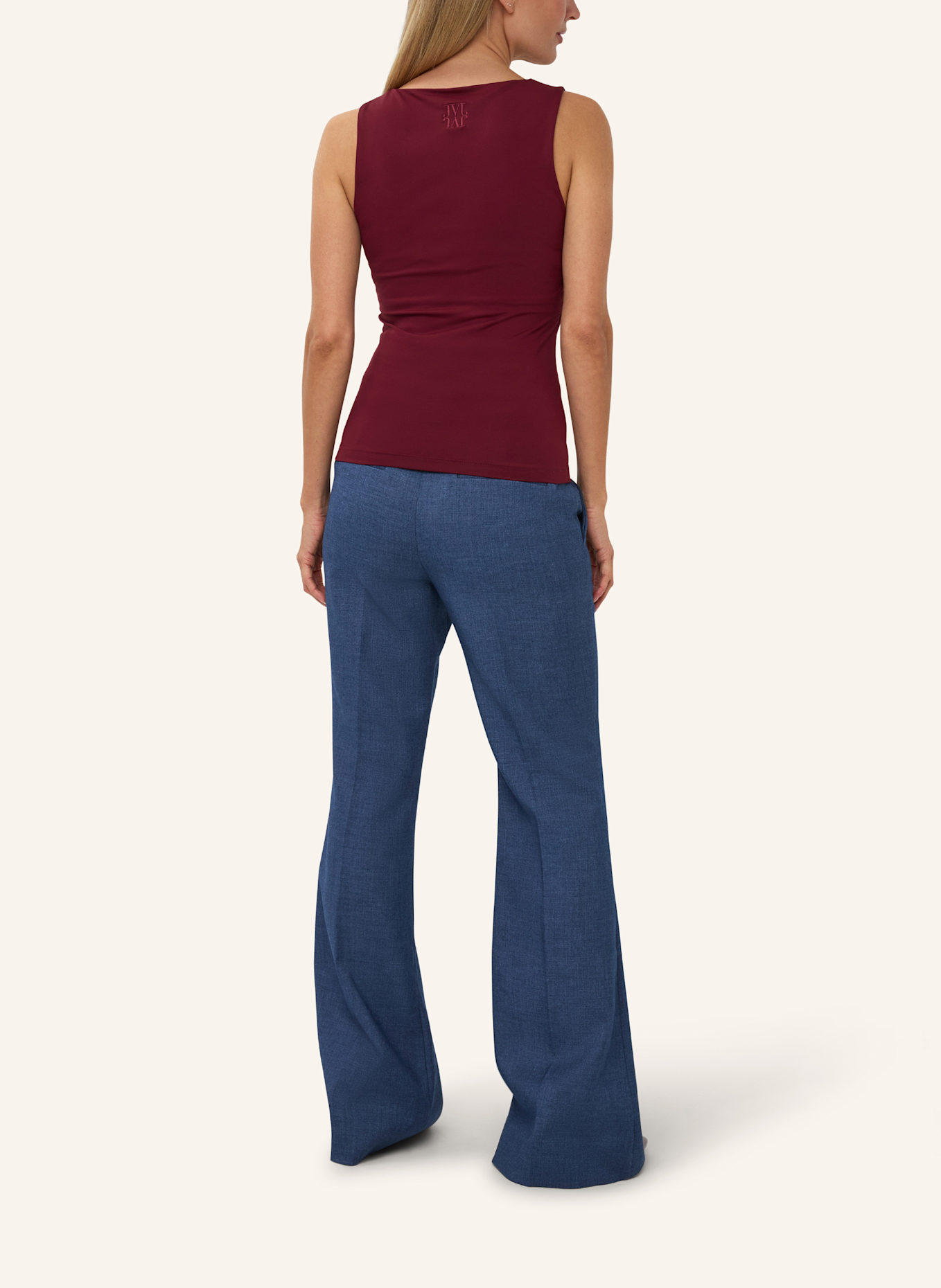 JOSH V Top LINDE Slim-Fit: ROT