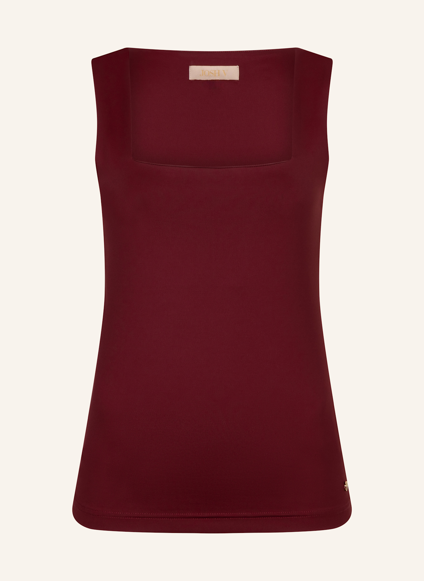 JOSH V Top LINDE Slim-Fit: ROT