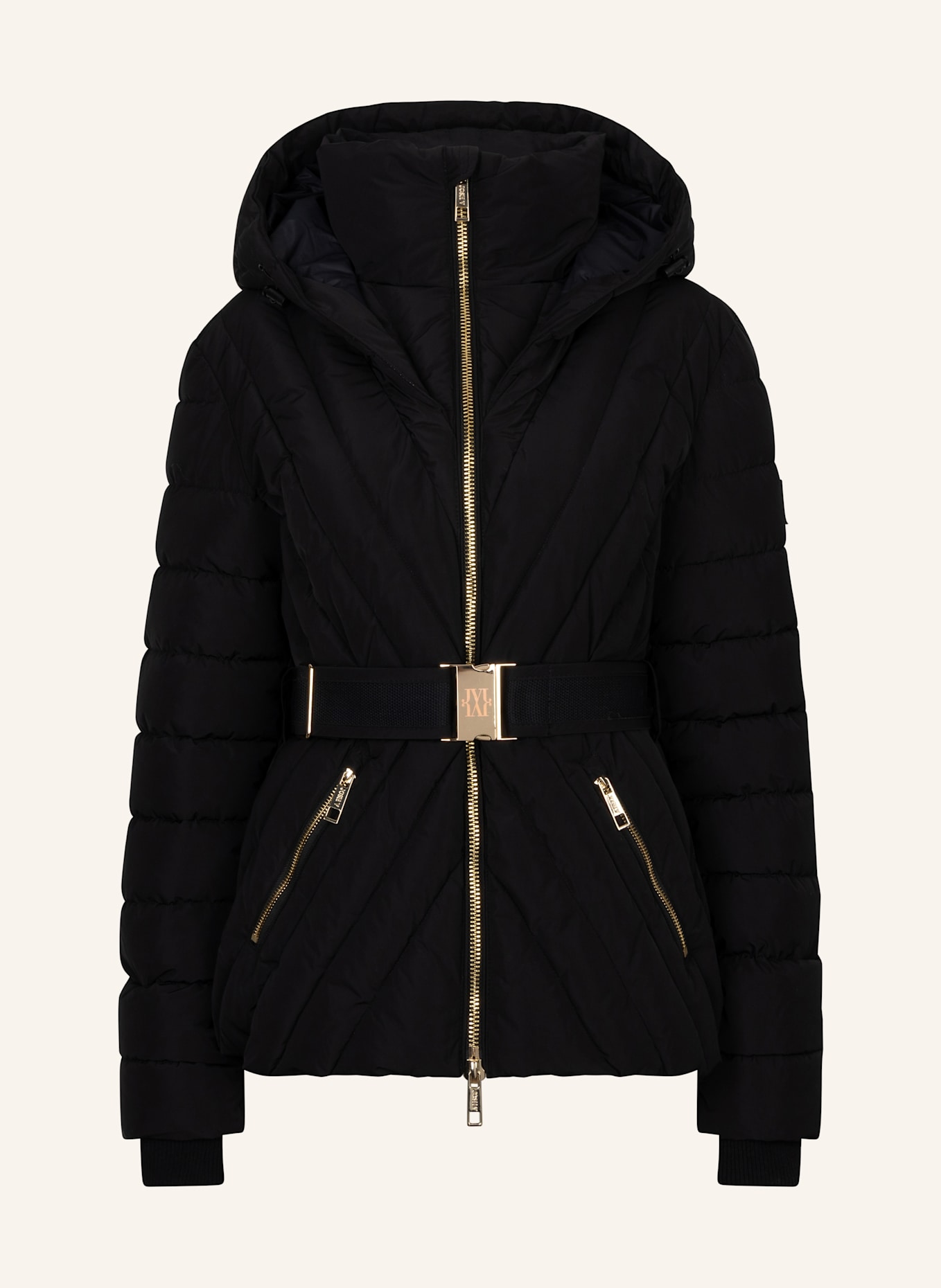 JOSH V Steppmantel MARIETTA: SCHWARZ