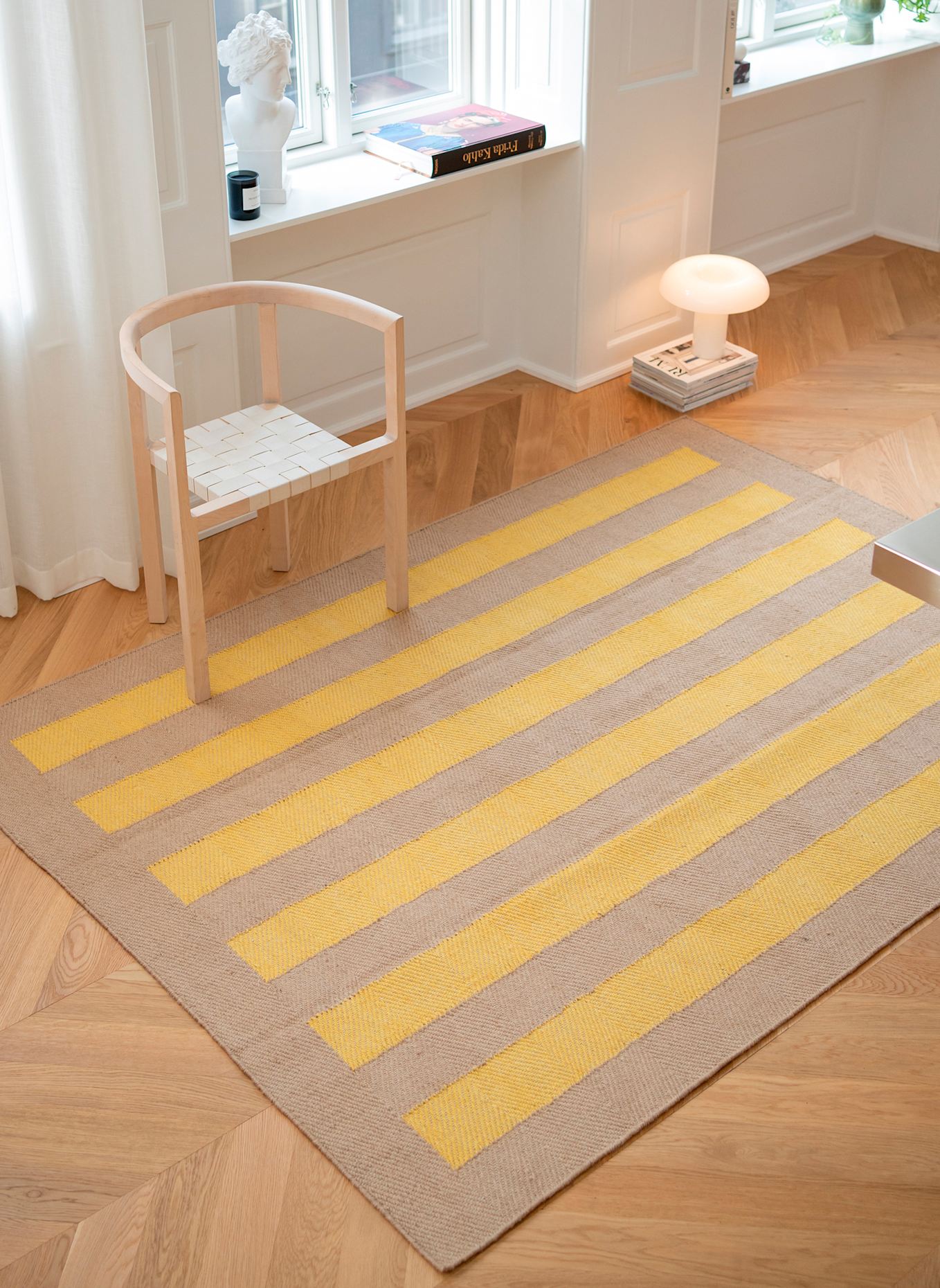 Matias Moellenbach Heimtextilien Juteteppich: BEIGE/ GELB