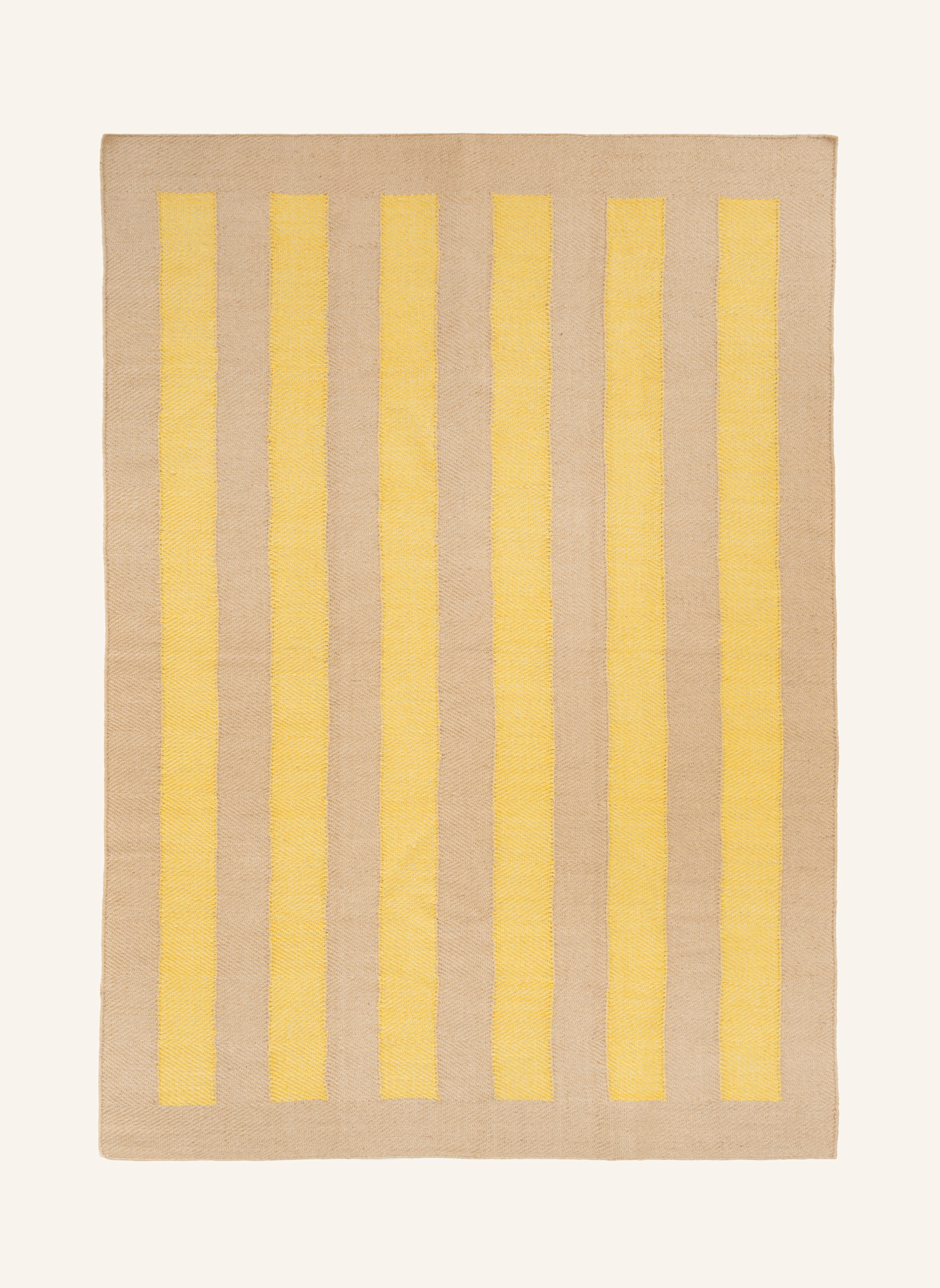 Matias Moellenbach Heimtextilien Juteteppich: BEIGE/ GELB
