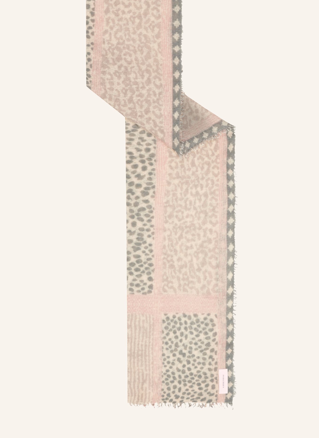 PURSCHOEN Cashmere-Schal SAVANNE: BRAUN