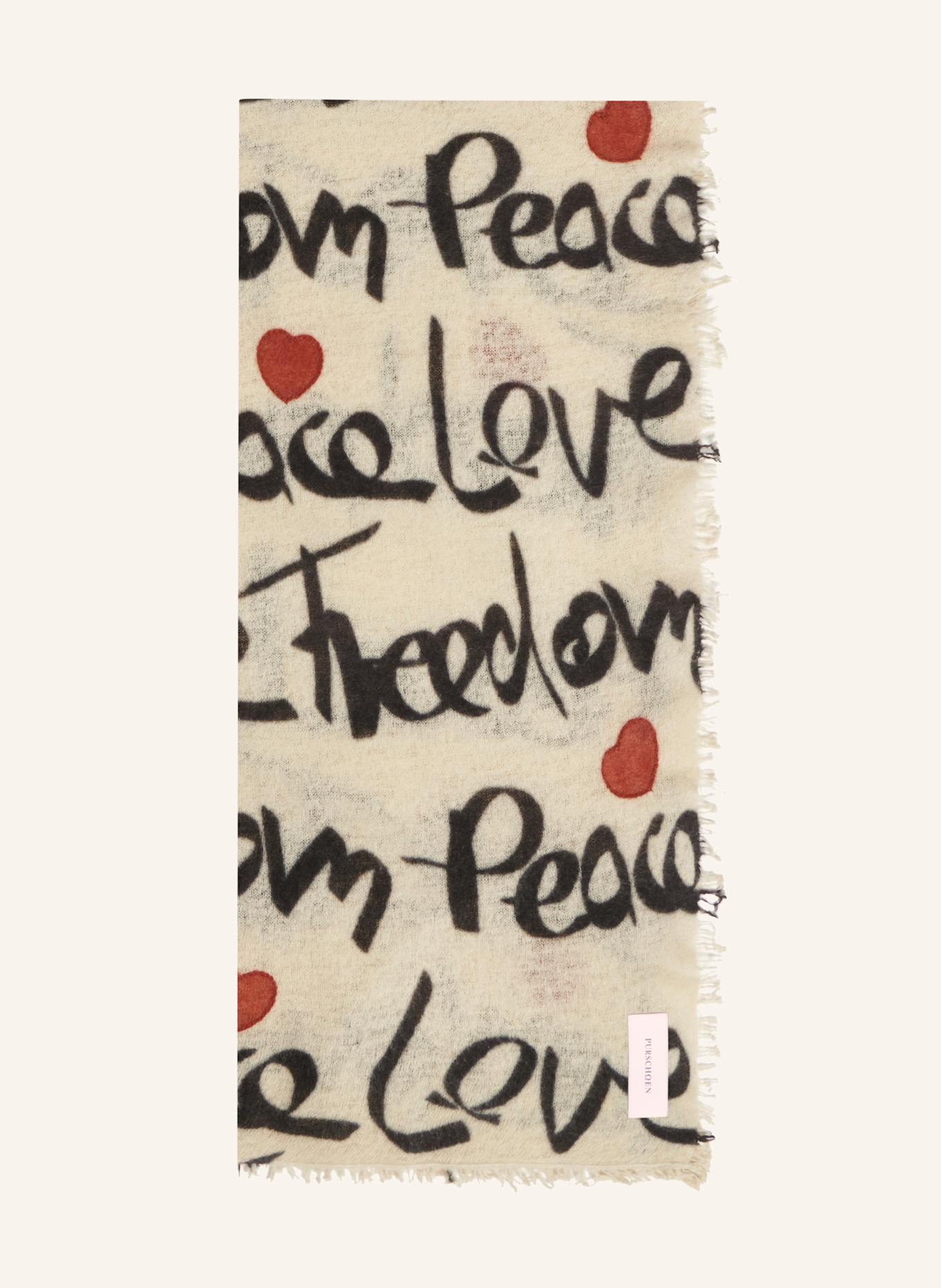 PURSCHOEN Cashmere-Schal FREEDOM: BEIGE