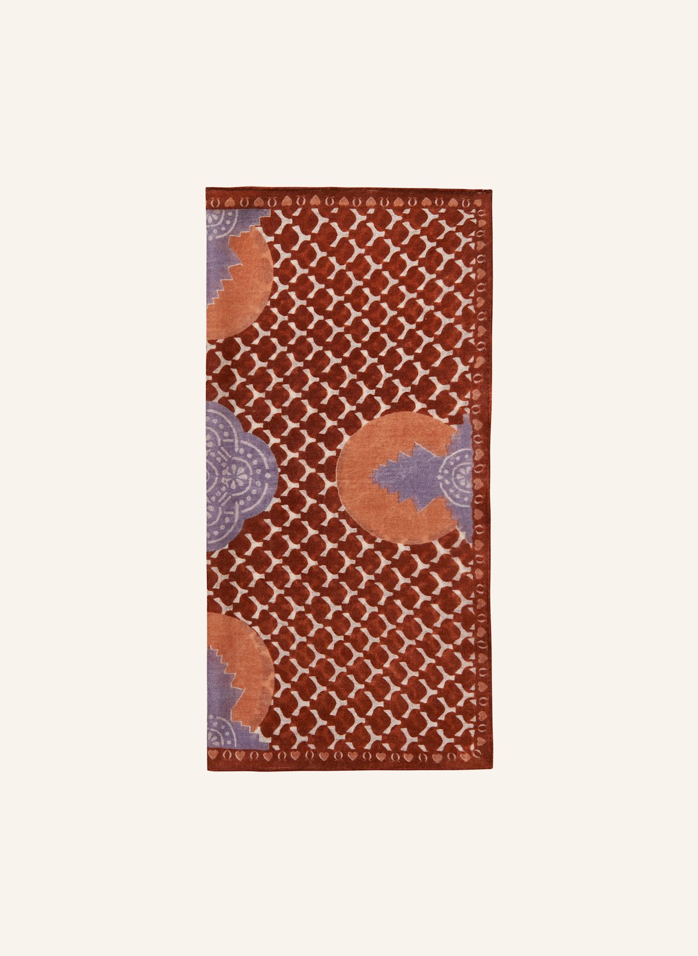 PURSCHOEN Cashmere-Tuch ZEN GARDEN: BRAUN