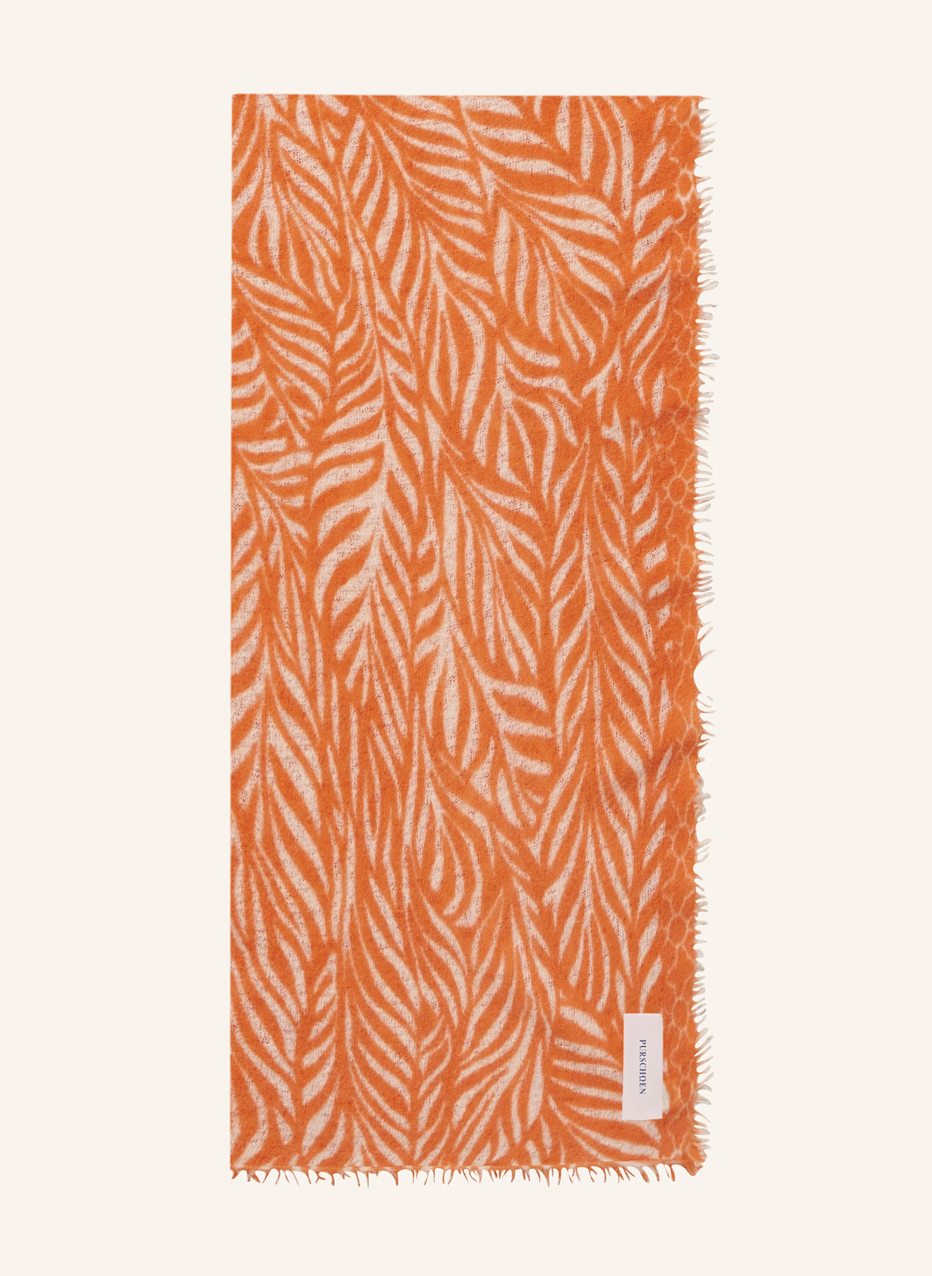 PURSCHOEN Cashmere-Schal LEAFGARDEN: PINK