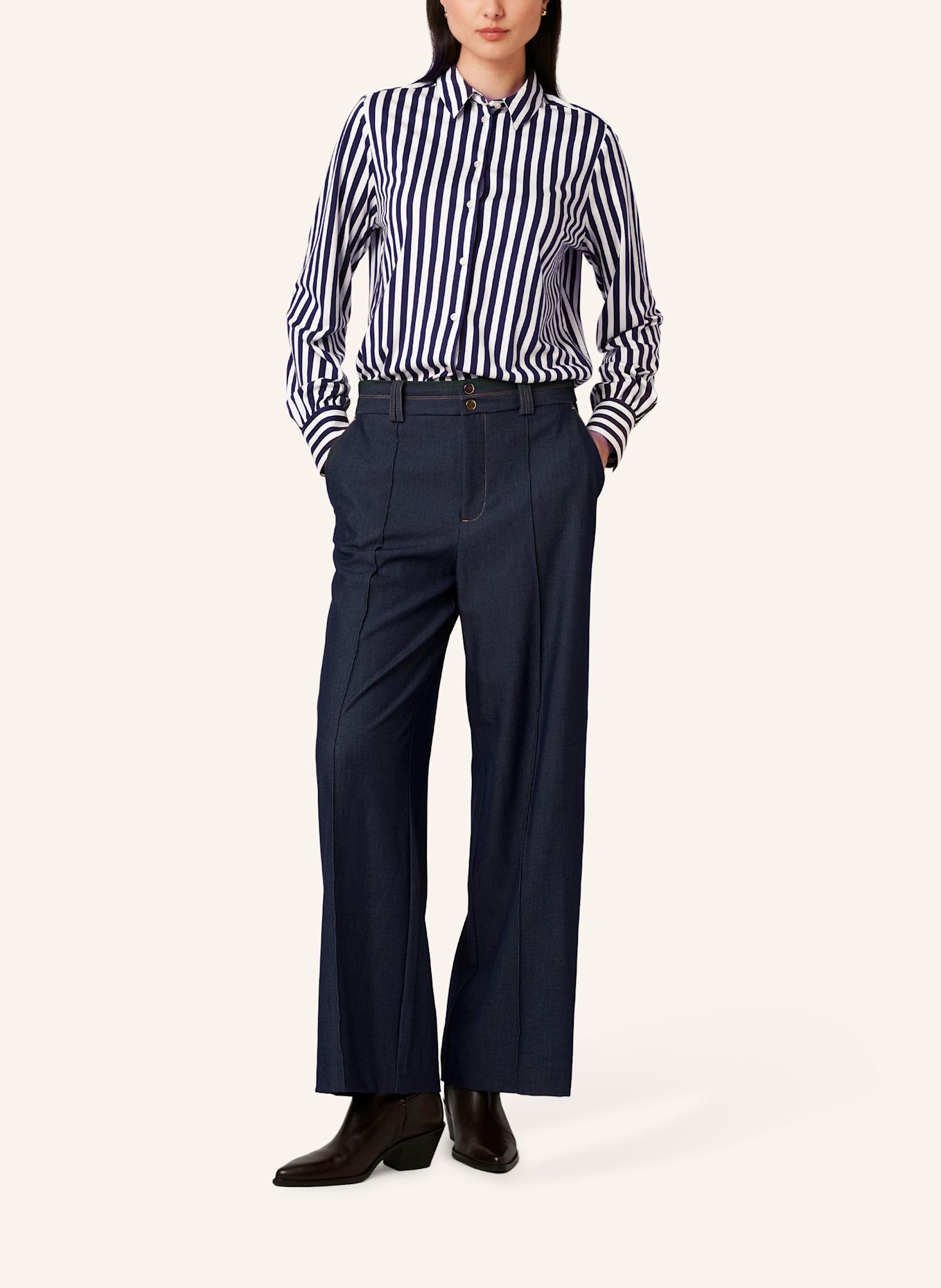 DESOTO Hemdbluse LIZZY: DUNKELBLAU