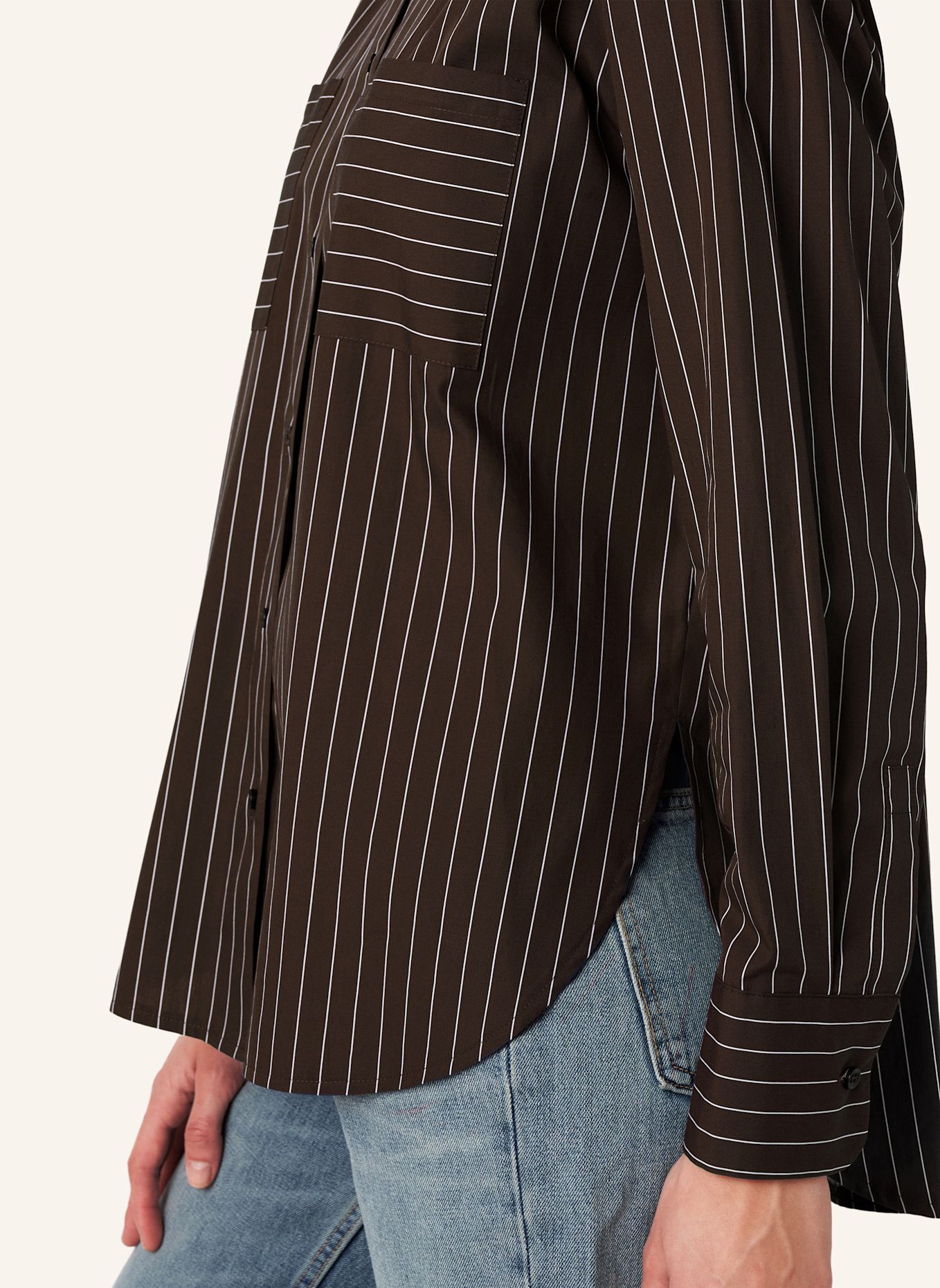DESOTO Hemdbluse FINJA: BRAUN