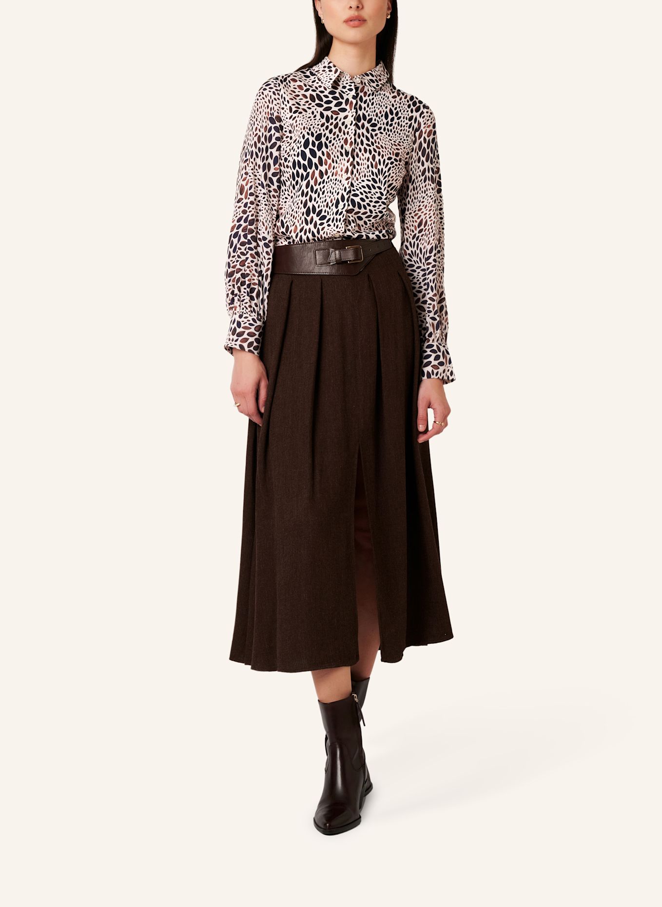 DESOTO Hemdbluse PIA: BRAUN