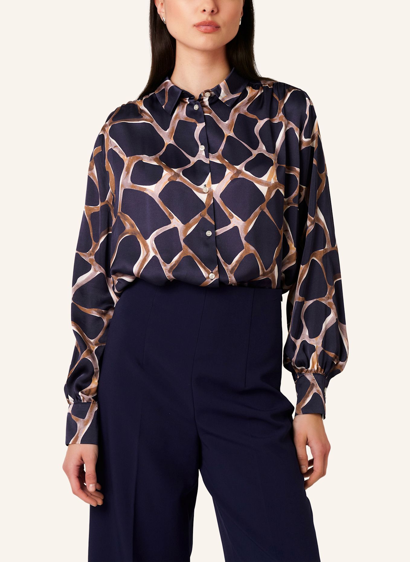 DESOTO Hemdbluse LENA: BRAUN