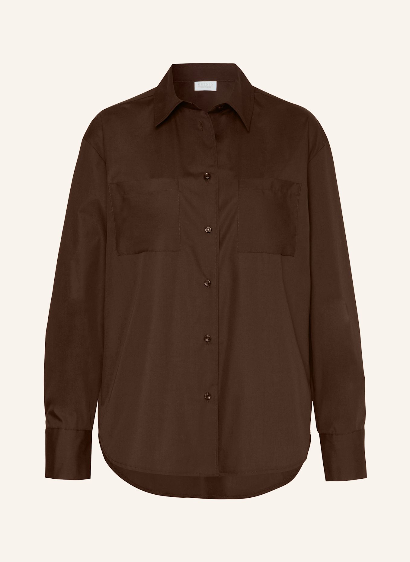 DESOTO Hemdbluse FINJA: BRAUN