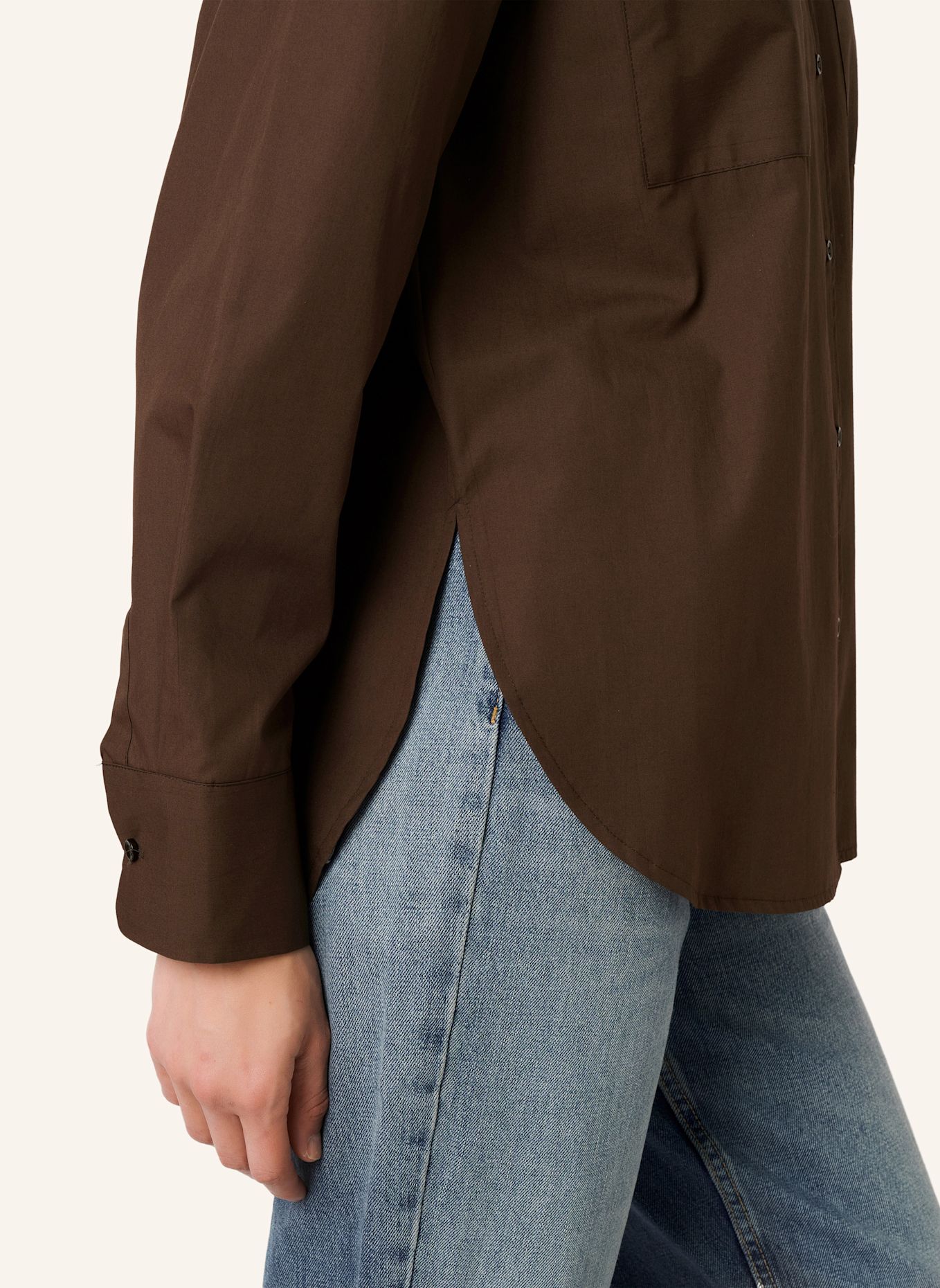 DESOTO Hemdbluse FINJA: BRAUN