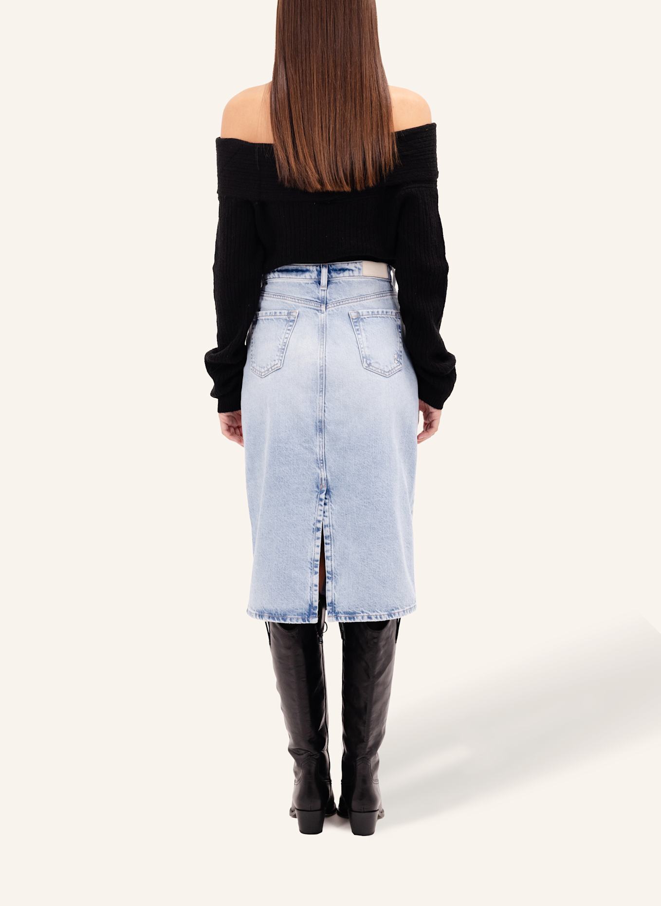 ICON DENIM Skirt RUBY: BLAU