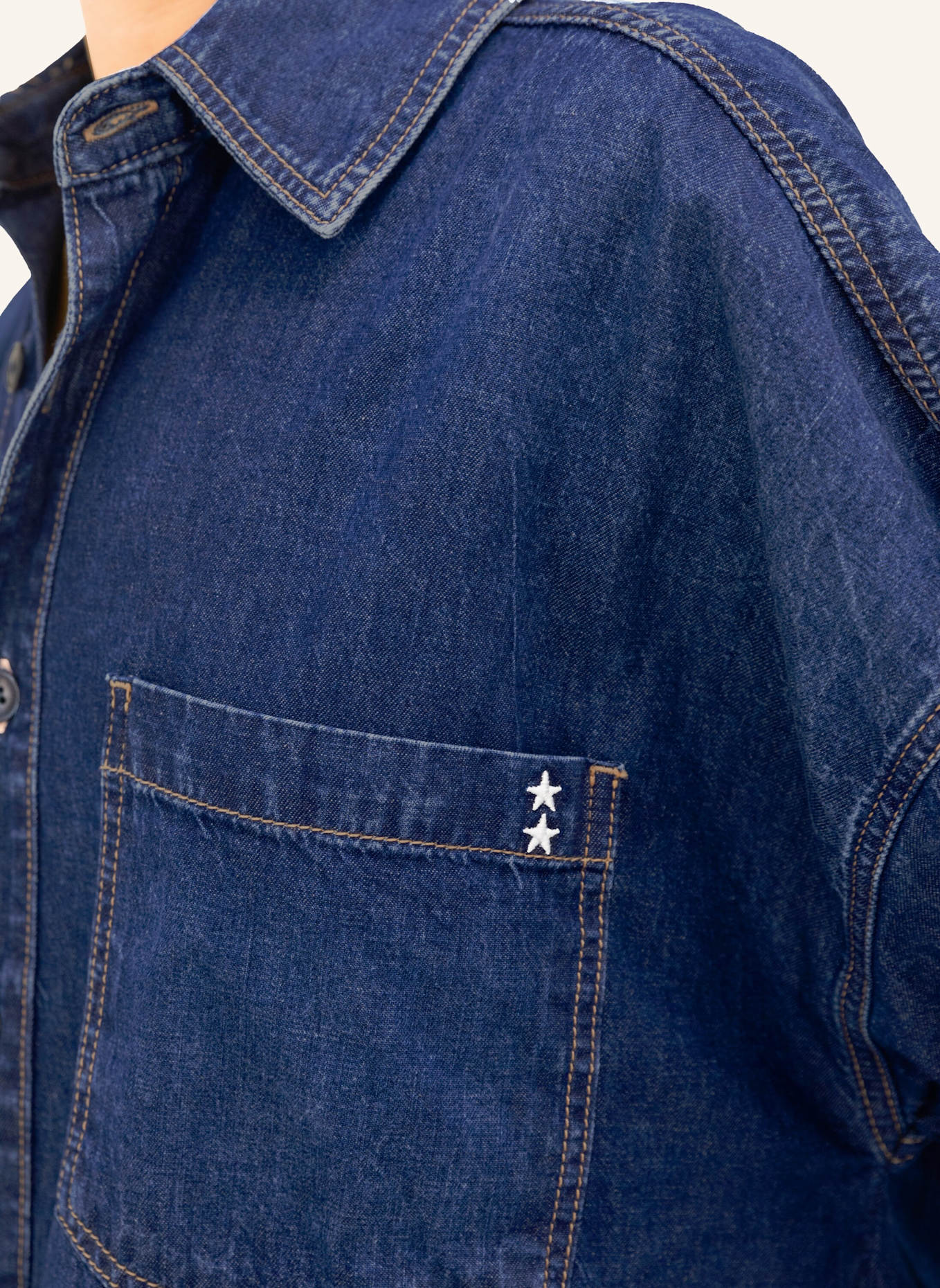 ICON DENIM Shirt RENA: BLAU