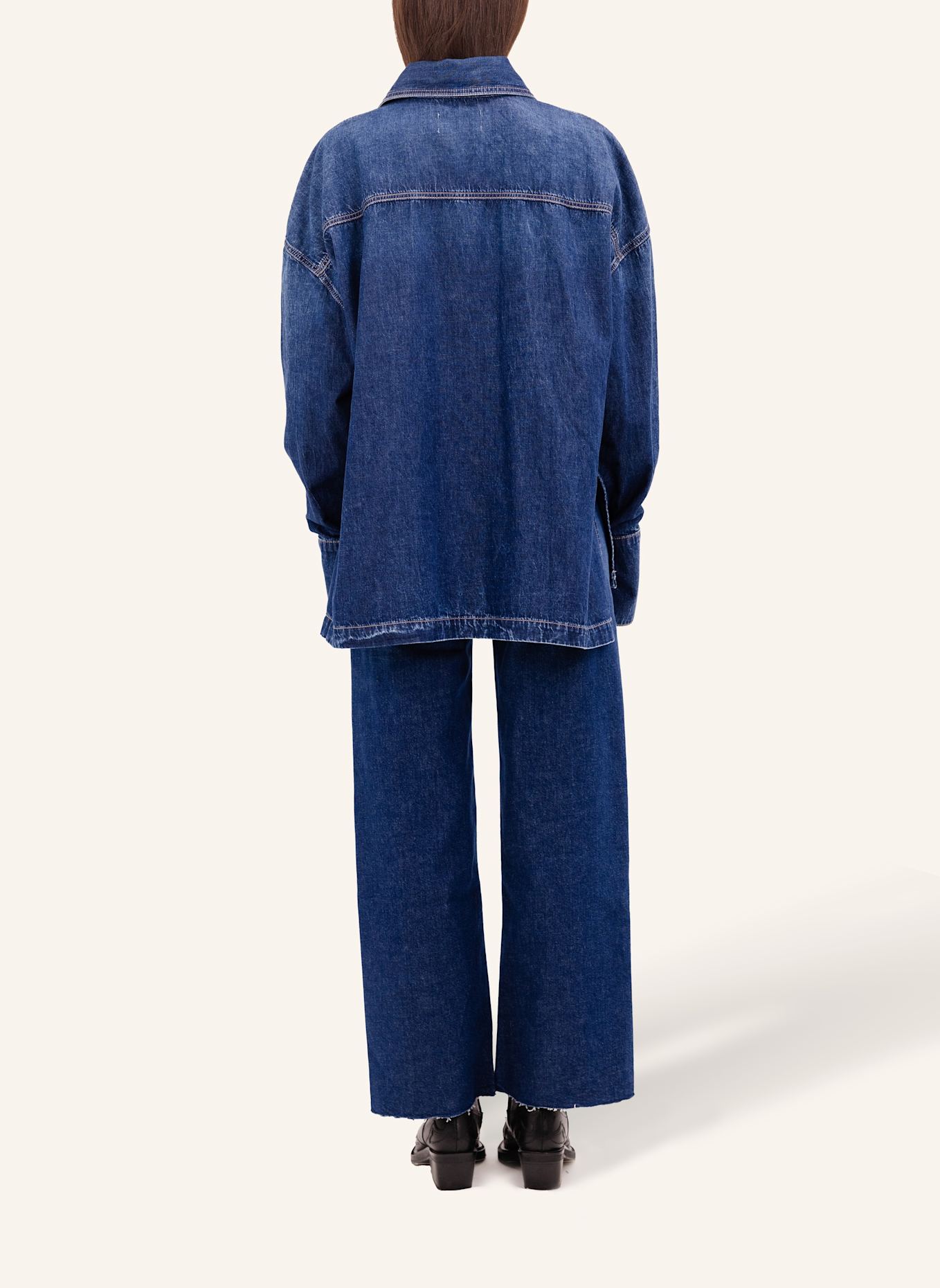 ICON DENIM Shirt RENA: BLAU