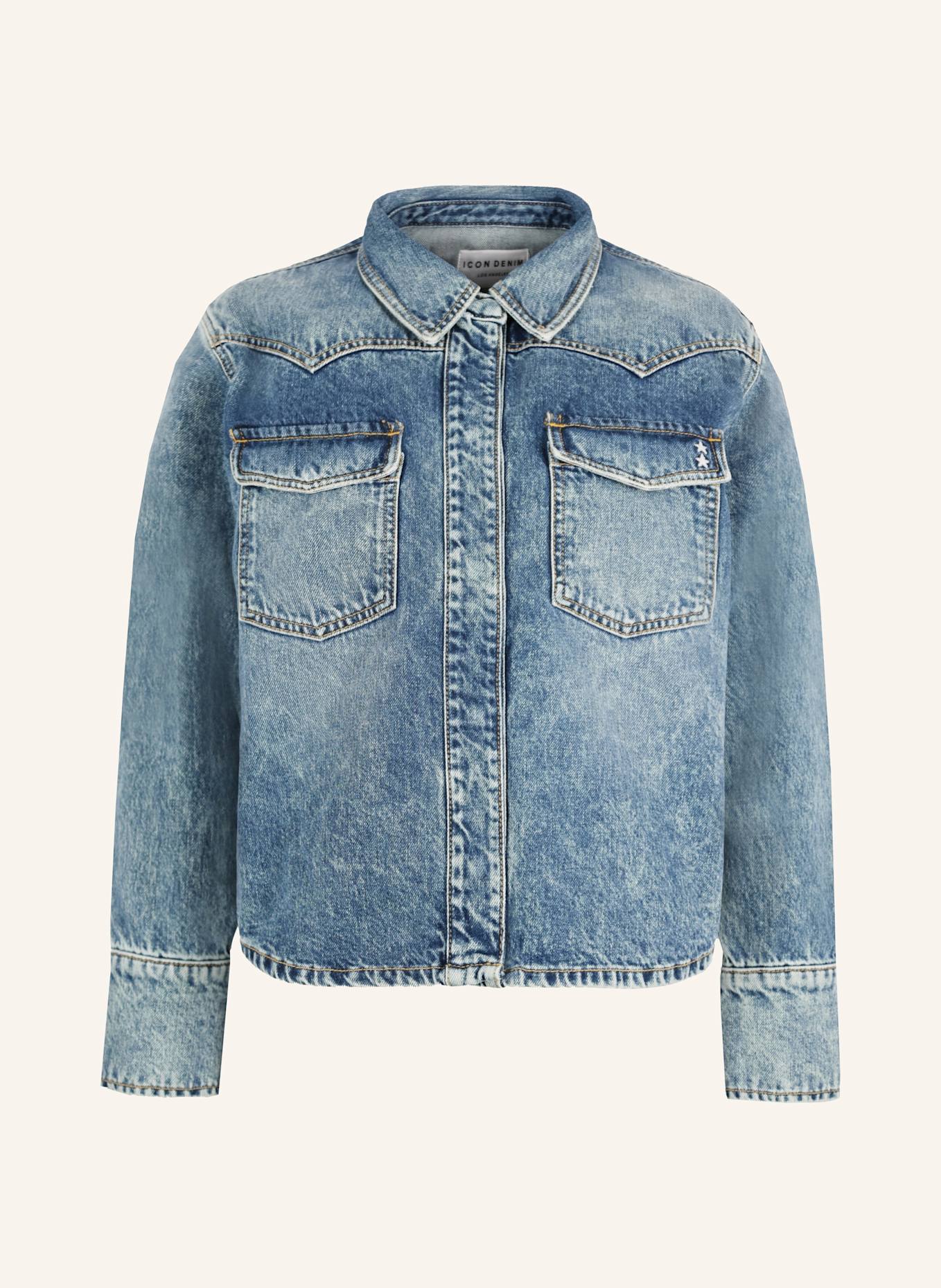 ICON DENIM Shirt NORAH: BLAU