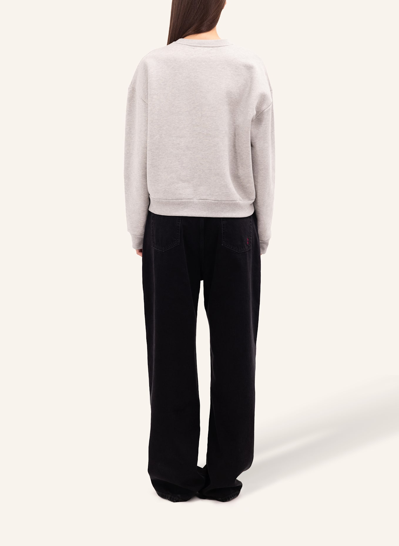 ICON DENIM Sweatshirt MELLIE: GRAU