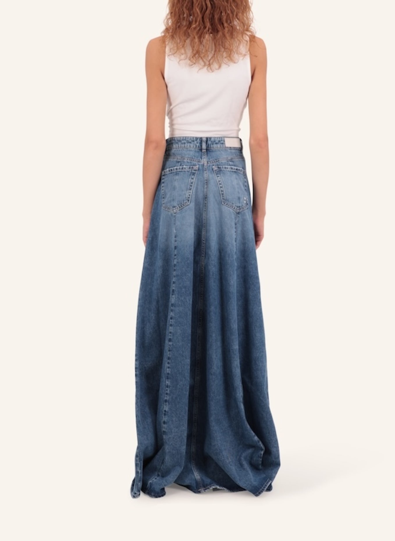 ICON DENIM Skirt CORA: DUNKELBLAU