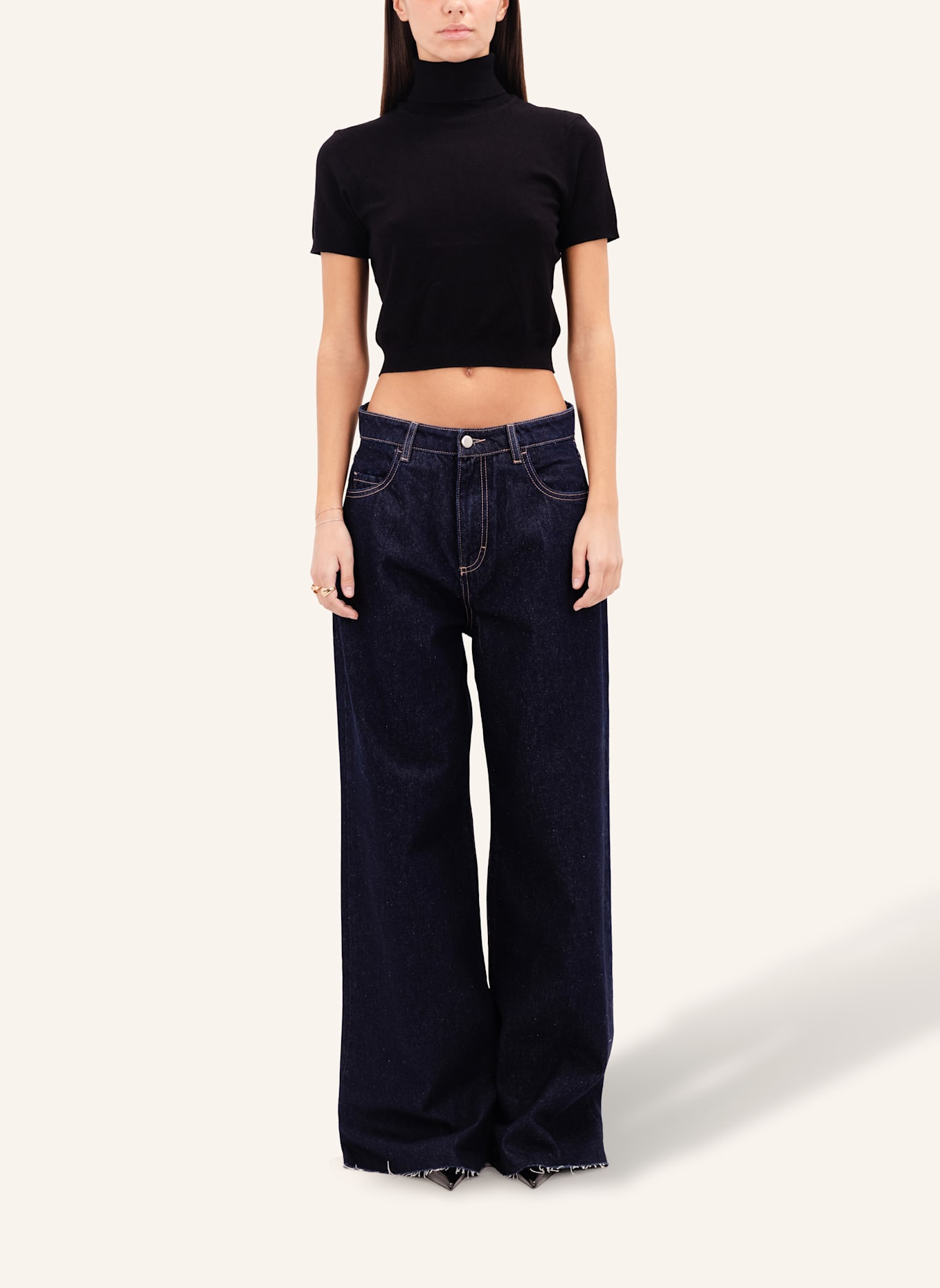 ICON DENIM Jeans DEBBY: SCHWARZ