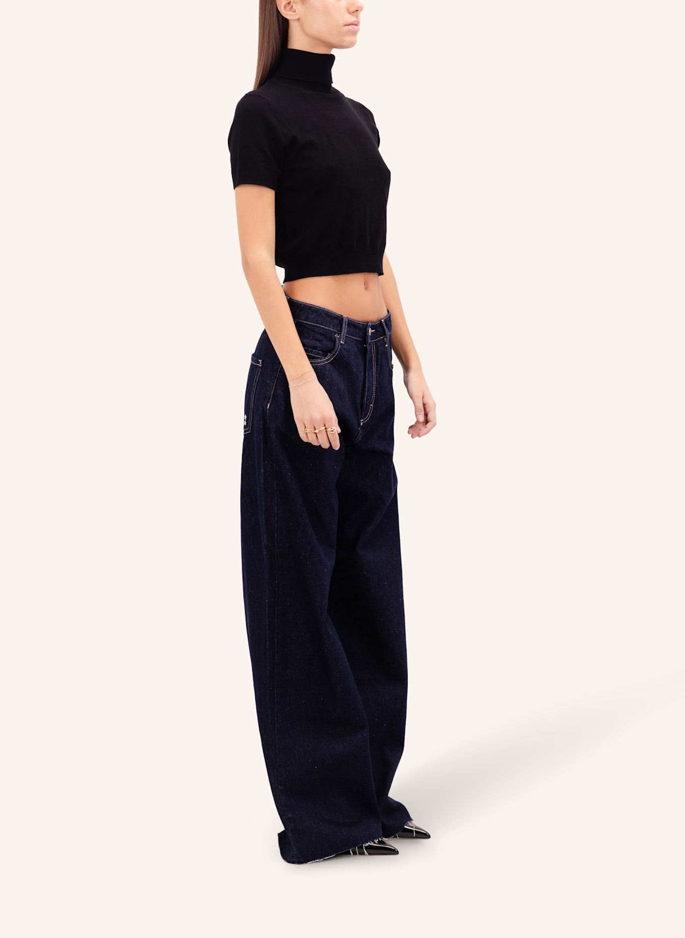 ICON DENIM Jeans DEBBY: SCHWARZ