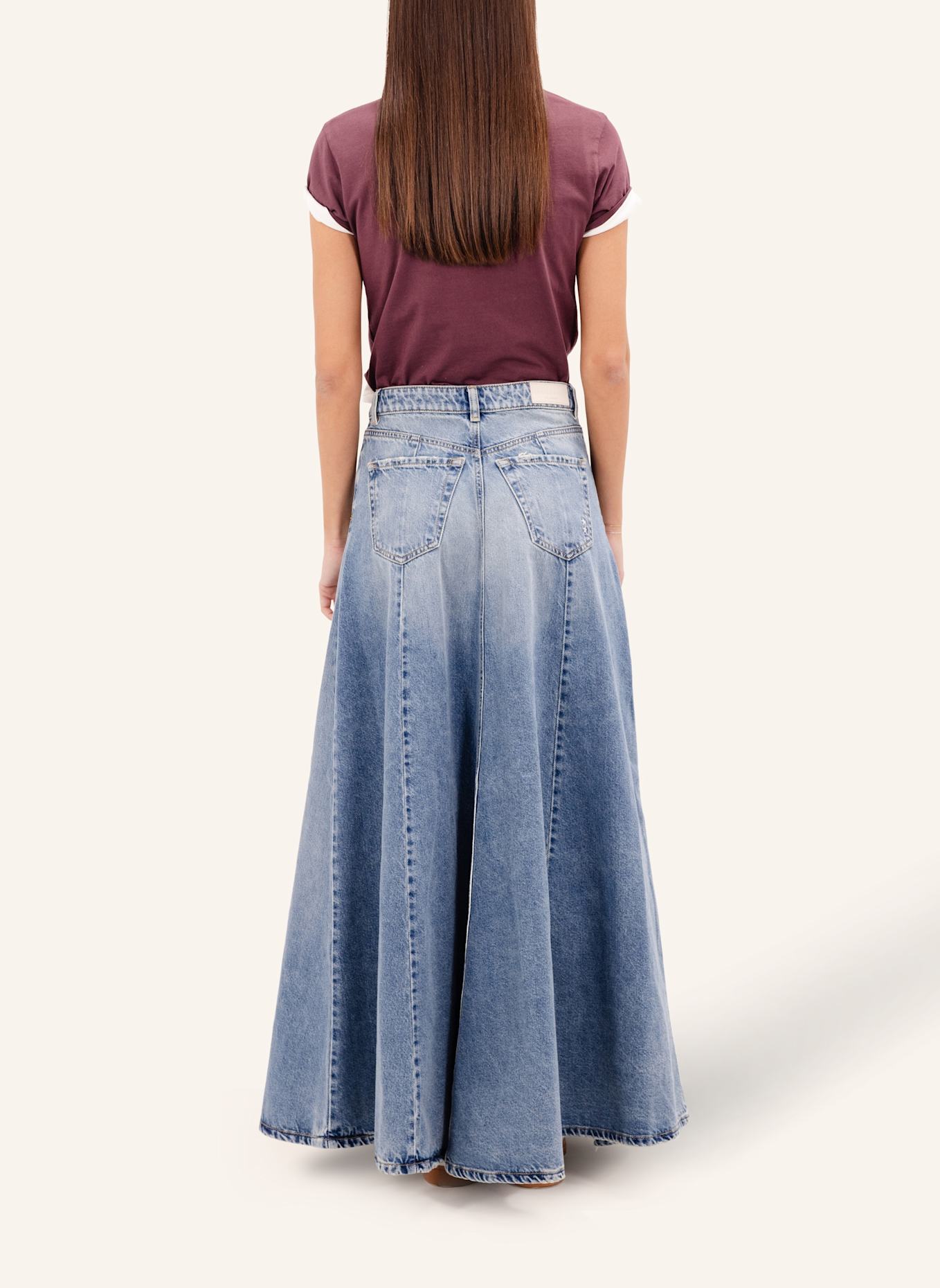 ICON DENIM Skirt CORA: BLAU