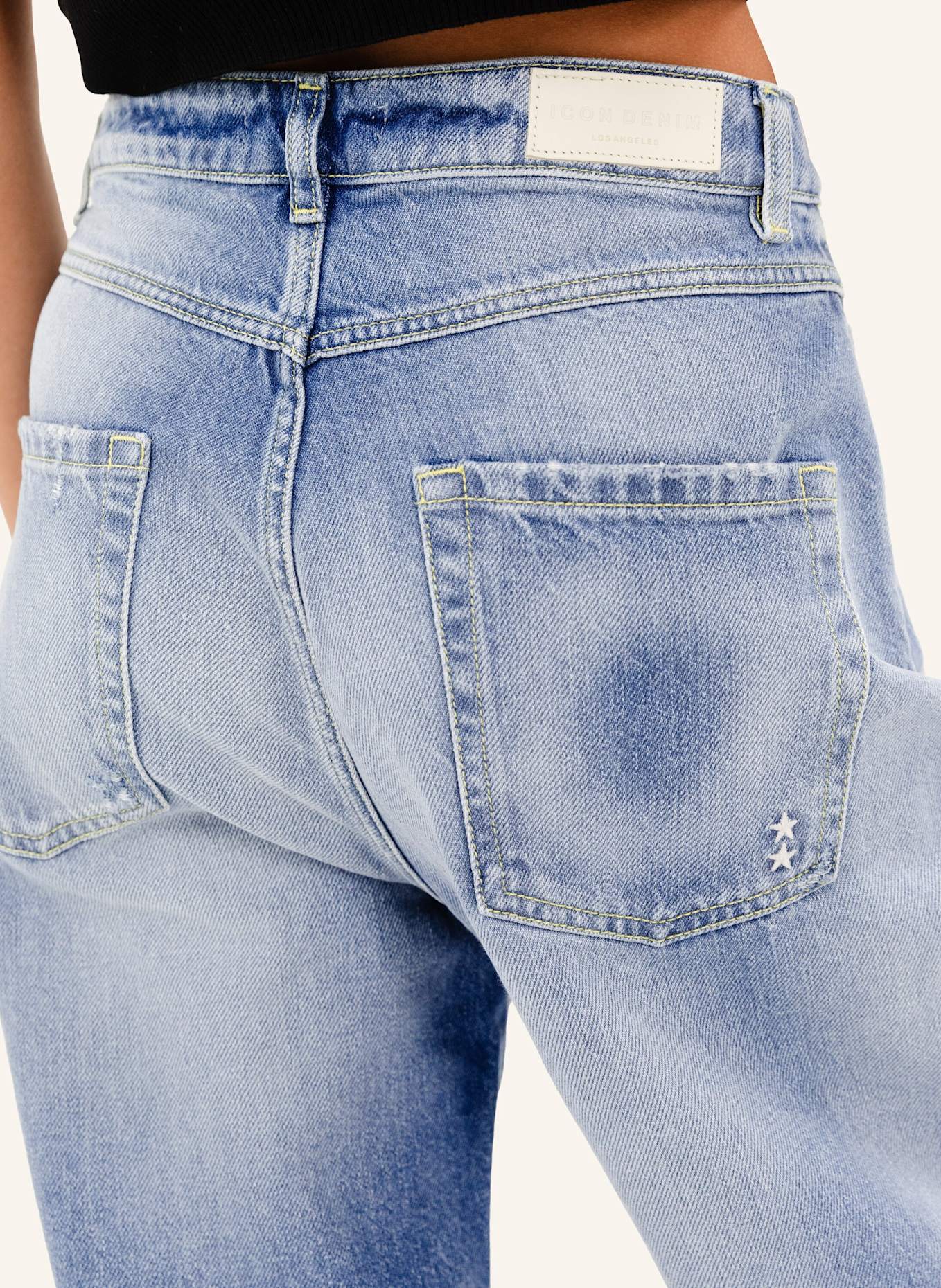 ICON DENIM Jeans POPPY: BLAU
