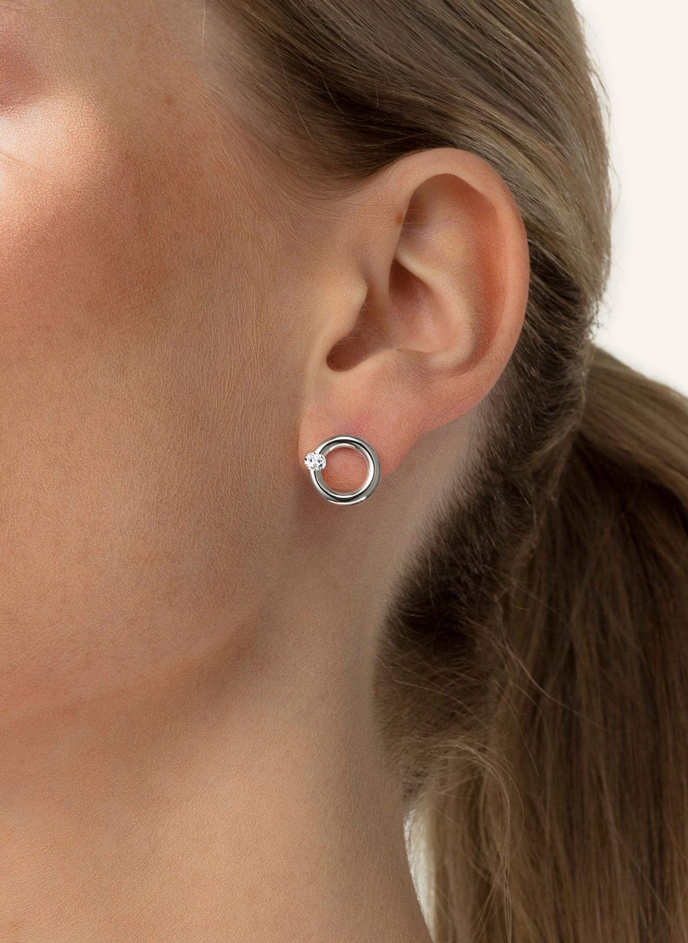 NIESSING Ohrringe SPANNRING®: PLATIN