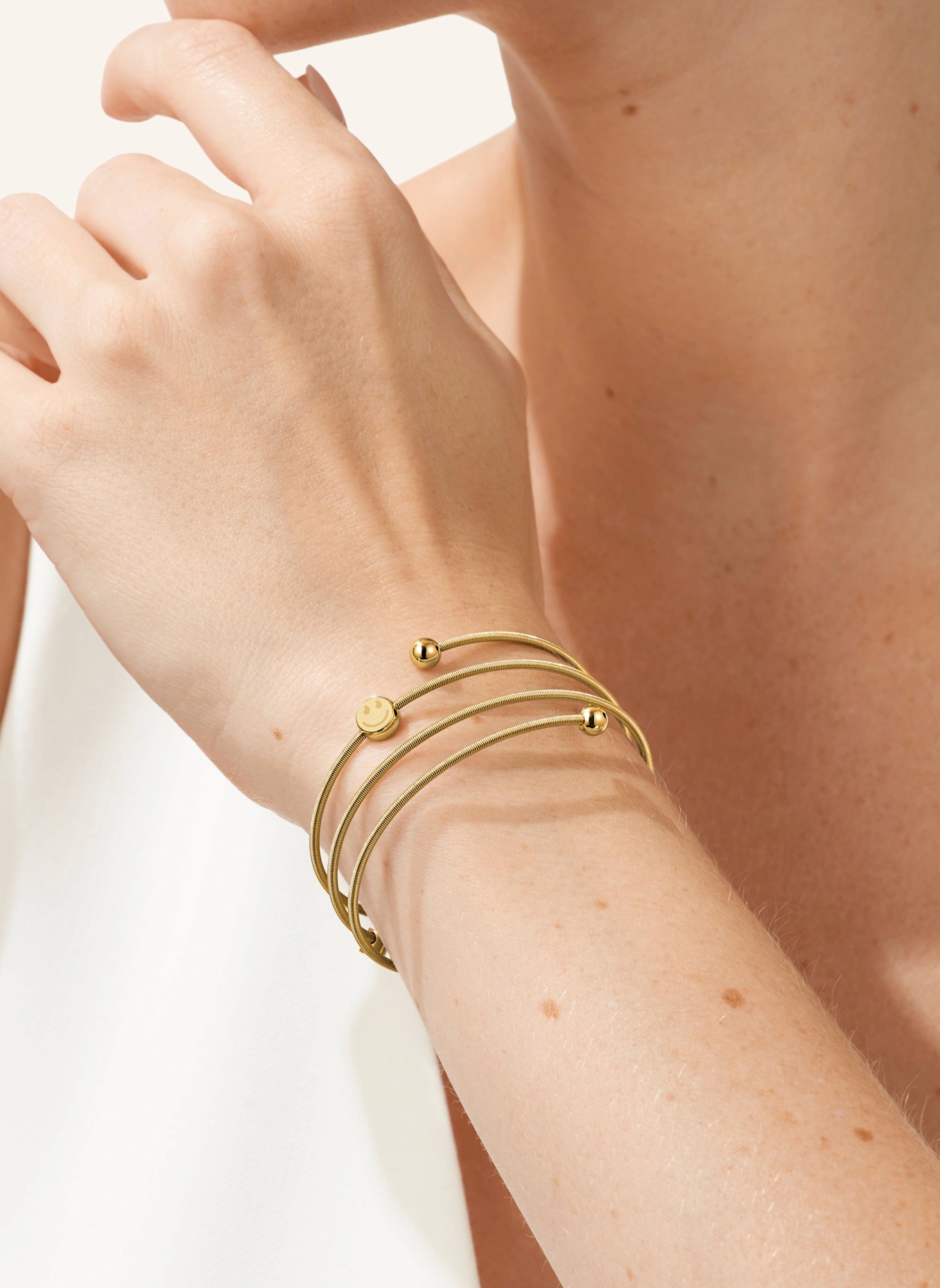 NIESSING Anhänger COLETTE C RONDO Smile: GOLD