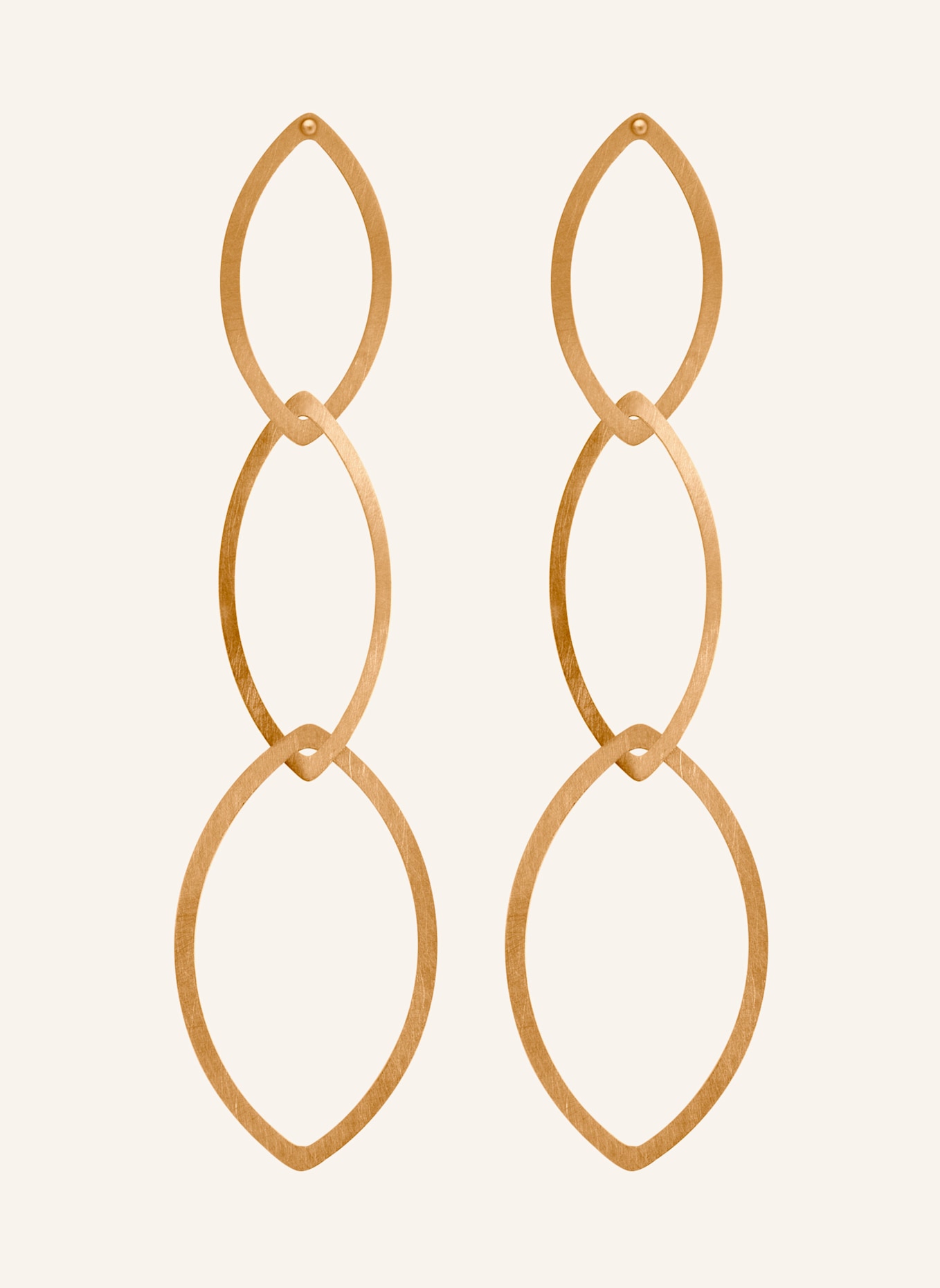 NIESSING Ohrringe QUINTA NAVETTE: ROSÉGOLD