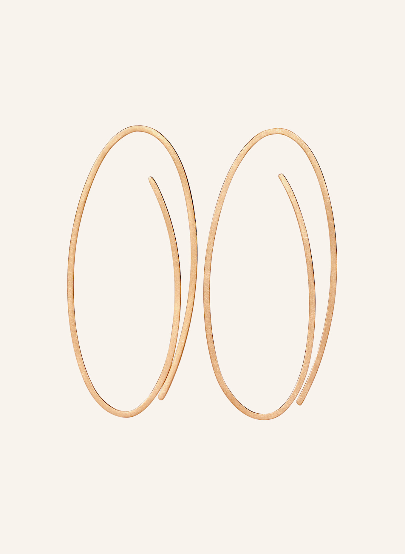 NIESSING Creolen LINEAR: ROSÉGOLD