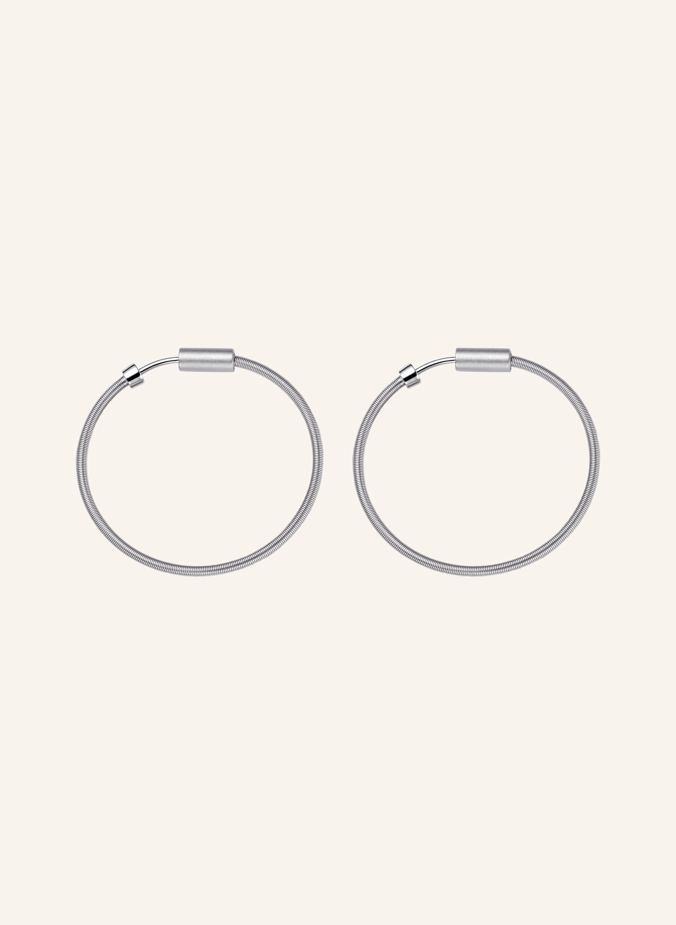 NIESSING Creolen COLETTE: PLATIN