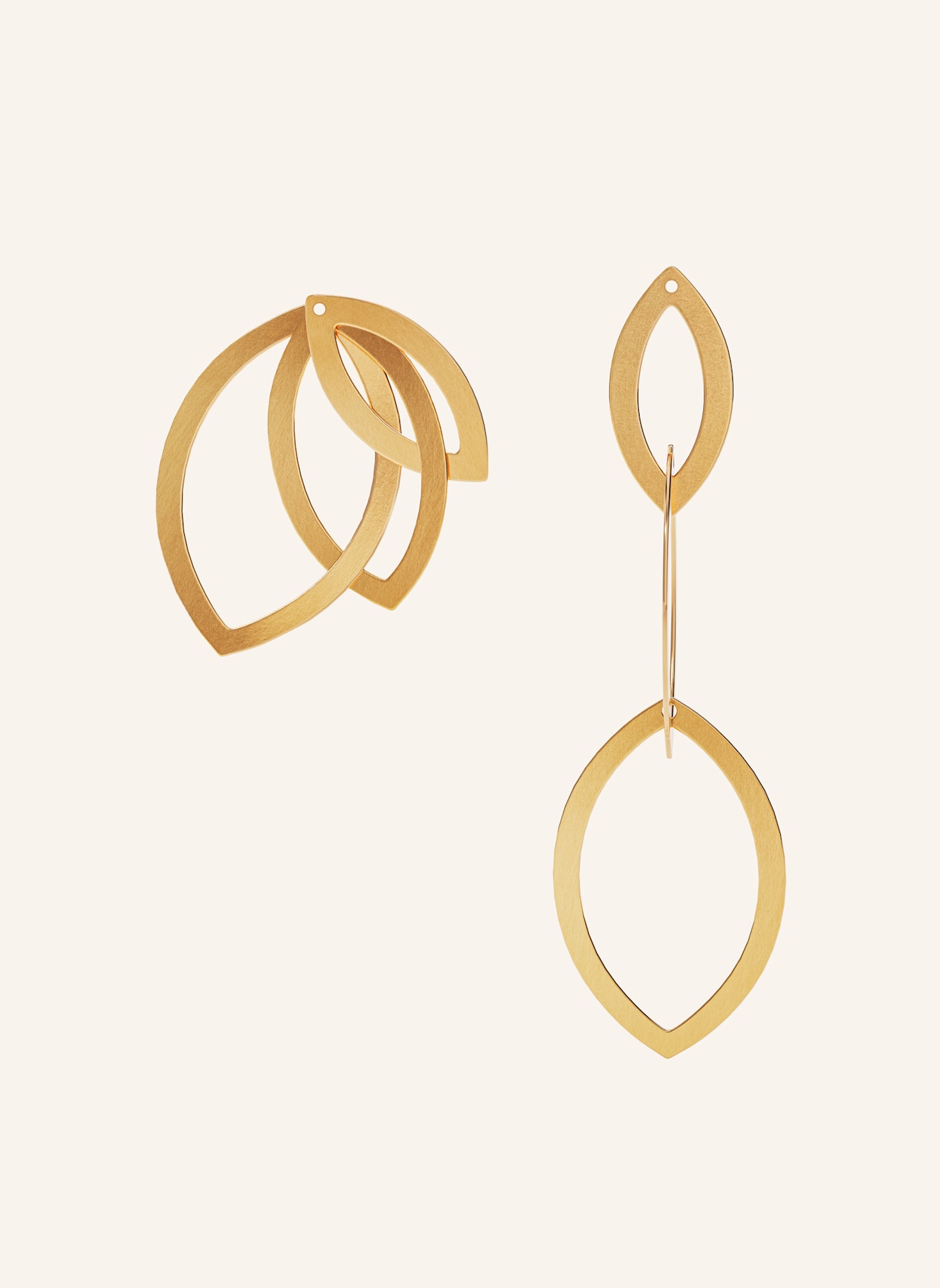 NIESSING Ohrringe QUINTA NAVETTE: GOLD