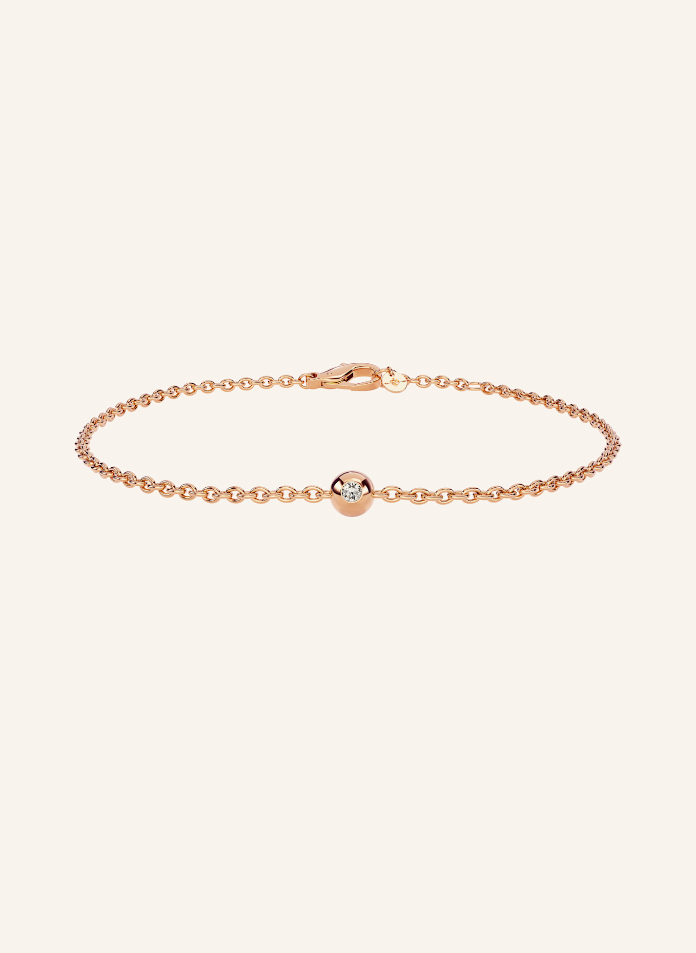 NIESSING Armband KUGELN: ROSÉGOLD