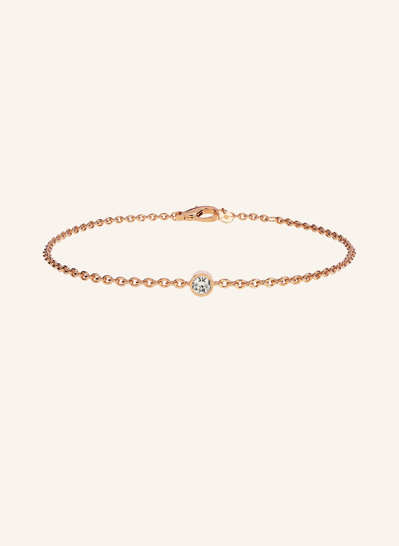 NIESSING Armband BRILLANT AKZENT: ROSÉGOLD