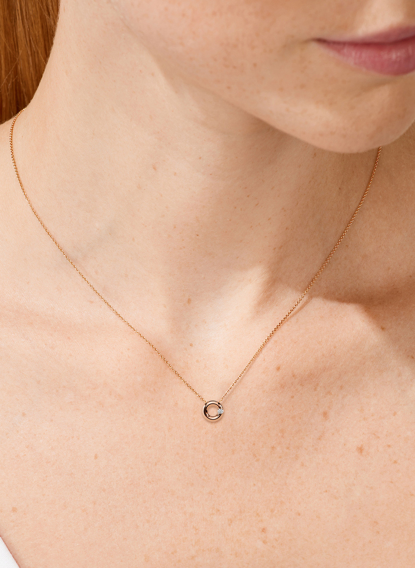 NIESSING Kette SPANNRING®: ROSÉGOLD