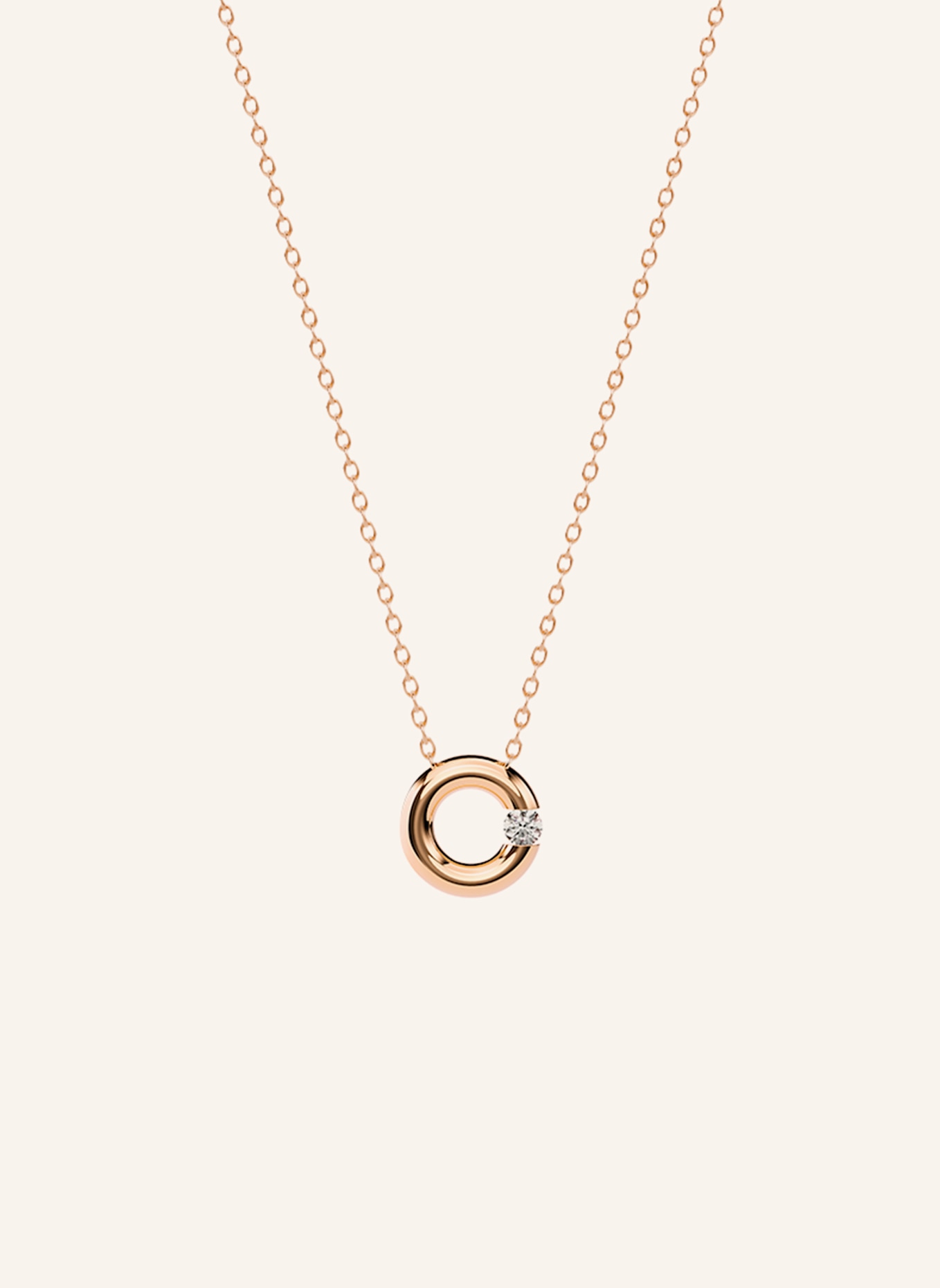NIESSING Kette SPANNRING®: ROSÉGOLD