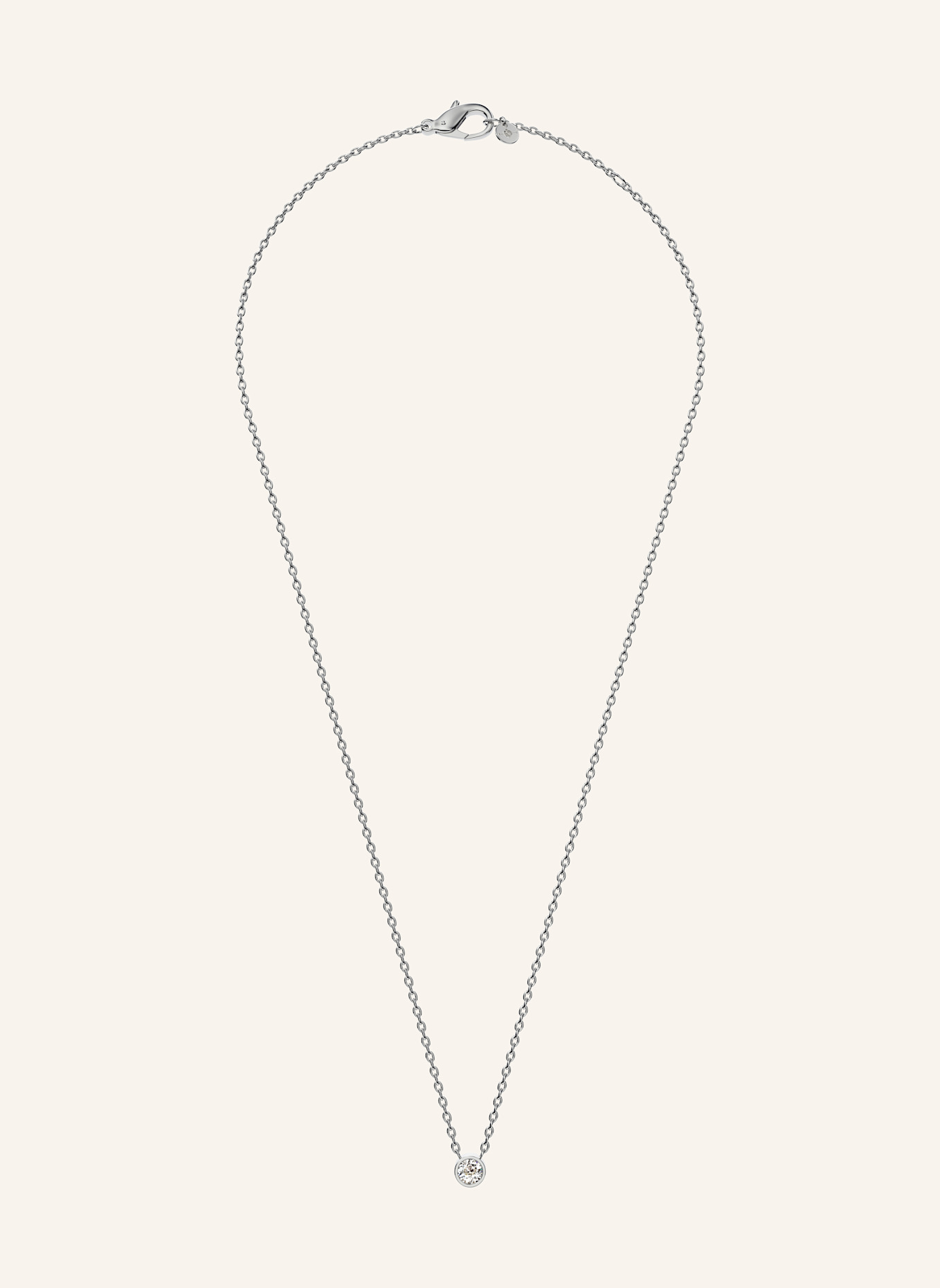 NIESSING Kette BRILLANT AKZENT: PLATIN