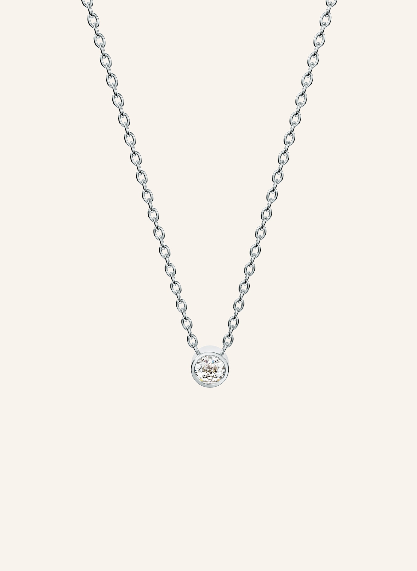 NIESSING Kette BRILLANT AKZENT: PLATIN