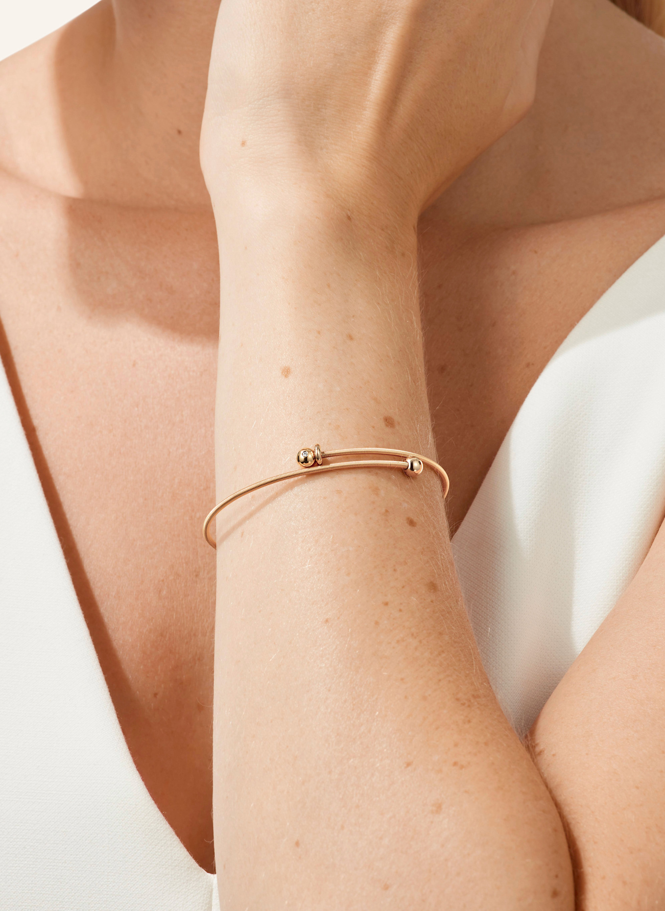 NIESSING Anhänger COLETTE C SPANNRING®: ROSÉGOLD