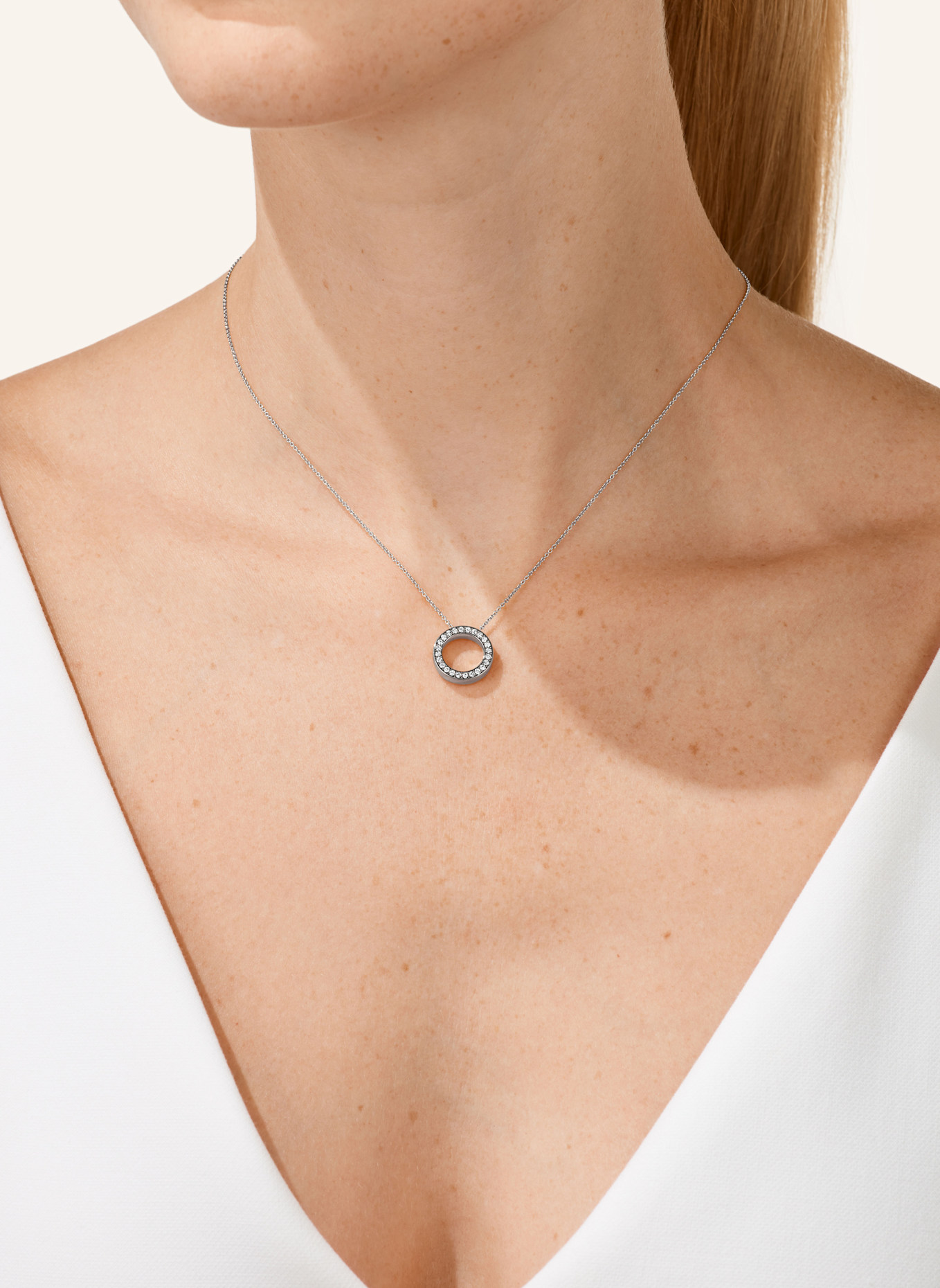 NIESSING Anhänger SATELLITE ORBIT: PLATIN