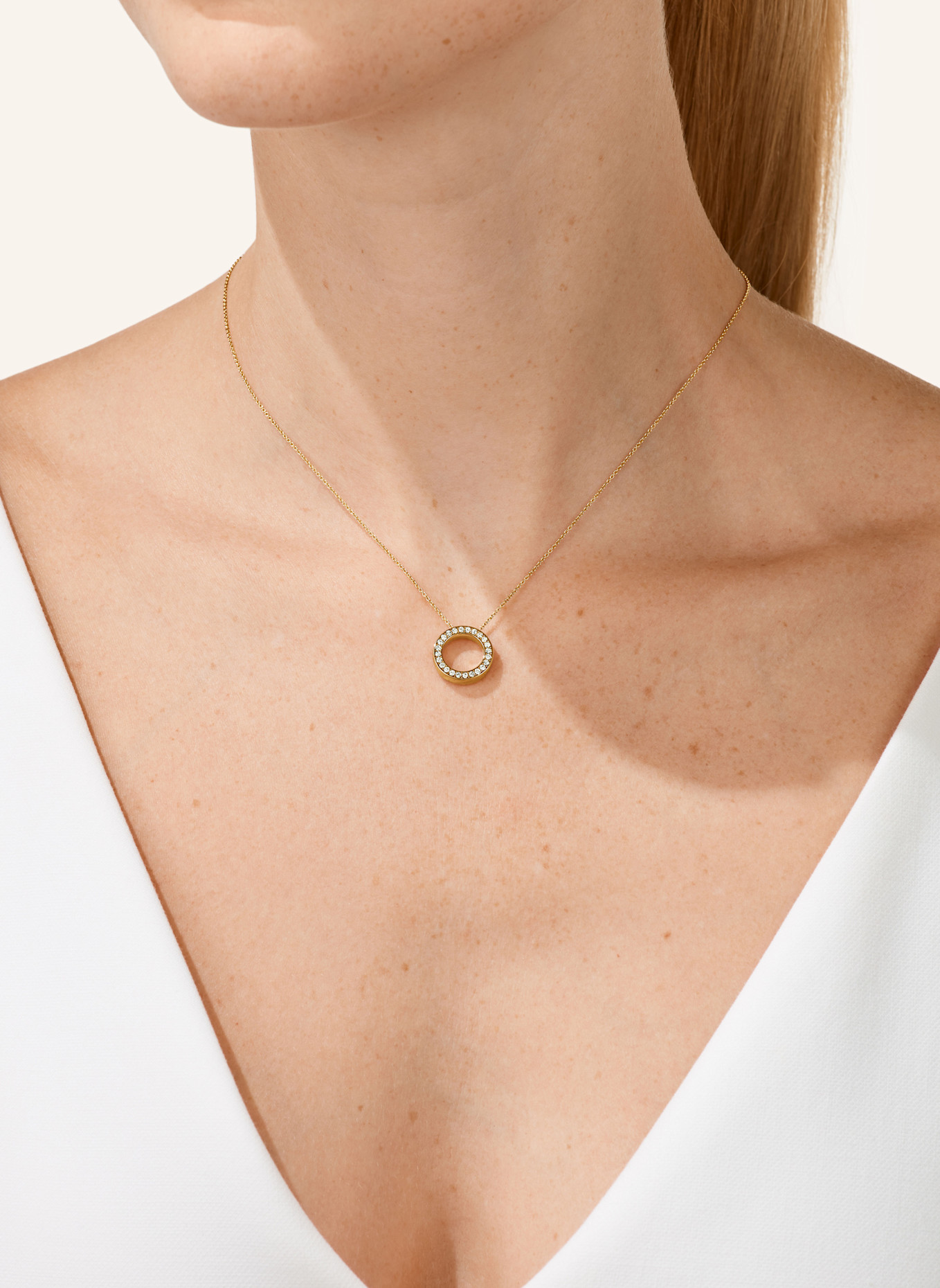 NIESSING Anhänger SATELLITE ORBIT: GOLD