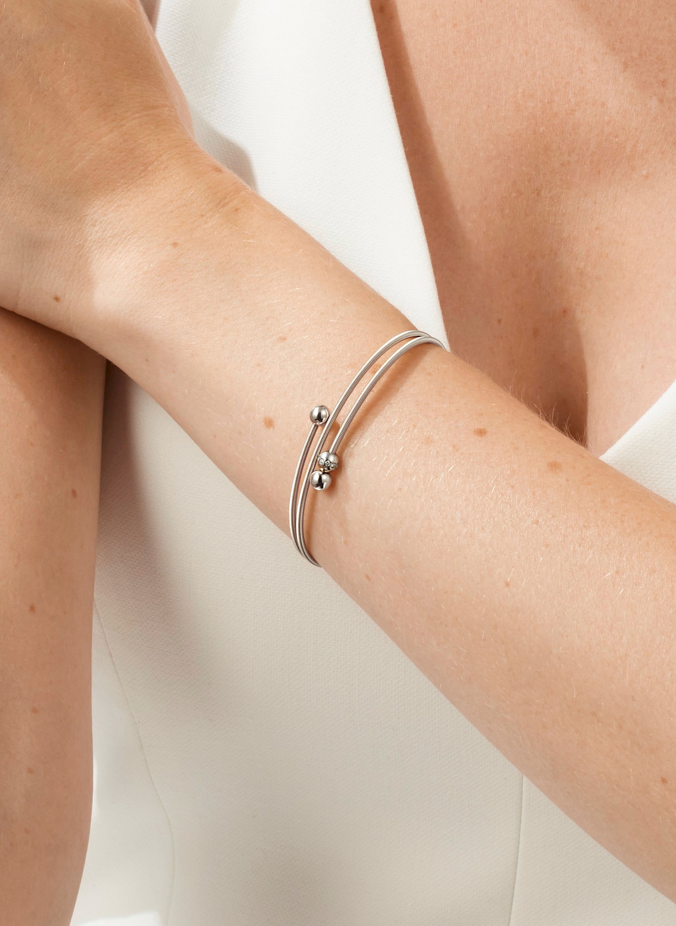 NIESSING Anhänger COLETTE C KUGEL Hold: PLATIN