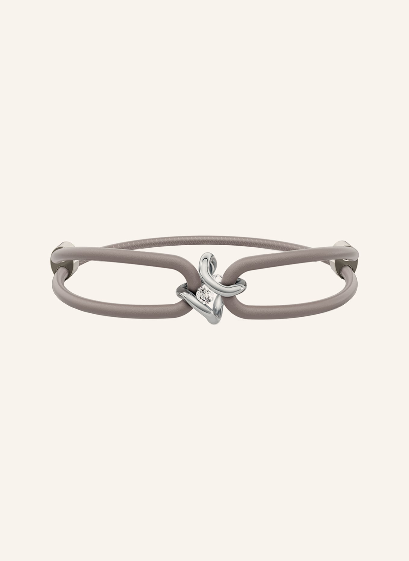 NIESSING Armband SPANNRING® ÄRA: PLATIN/ GRAU