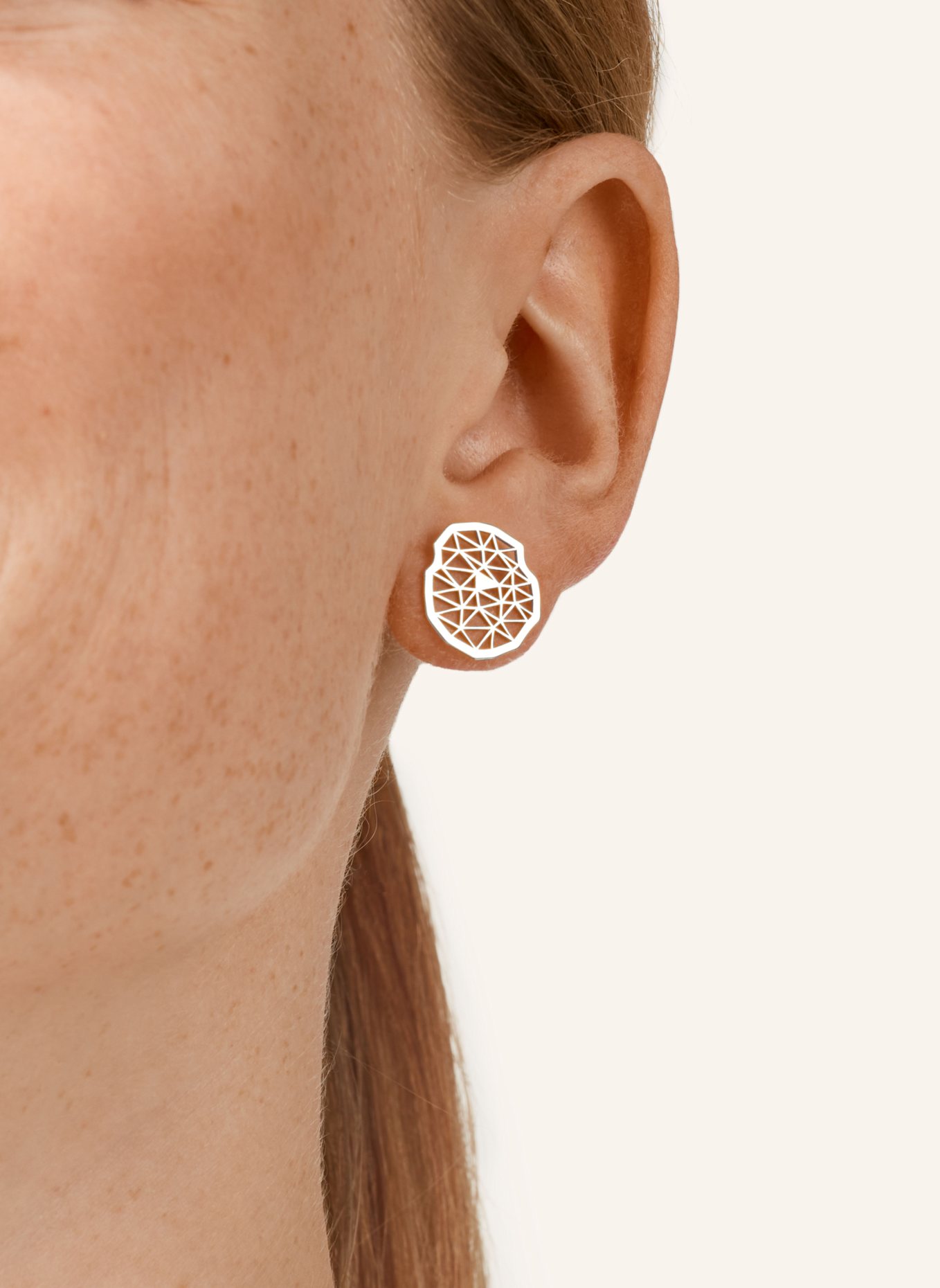 NIESSING Ohrstecker TOPIA VISION: PLATIN