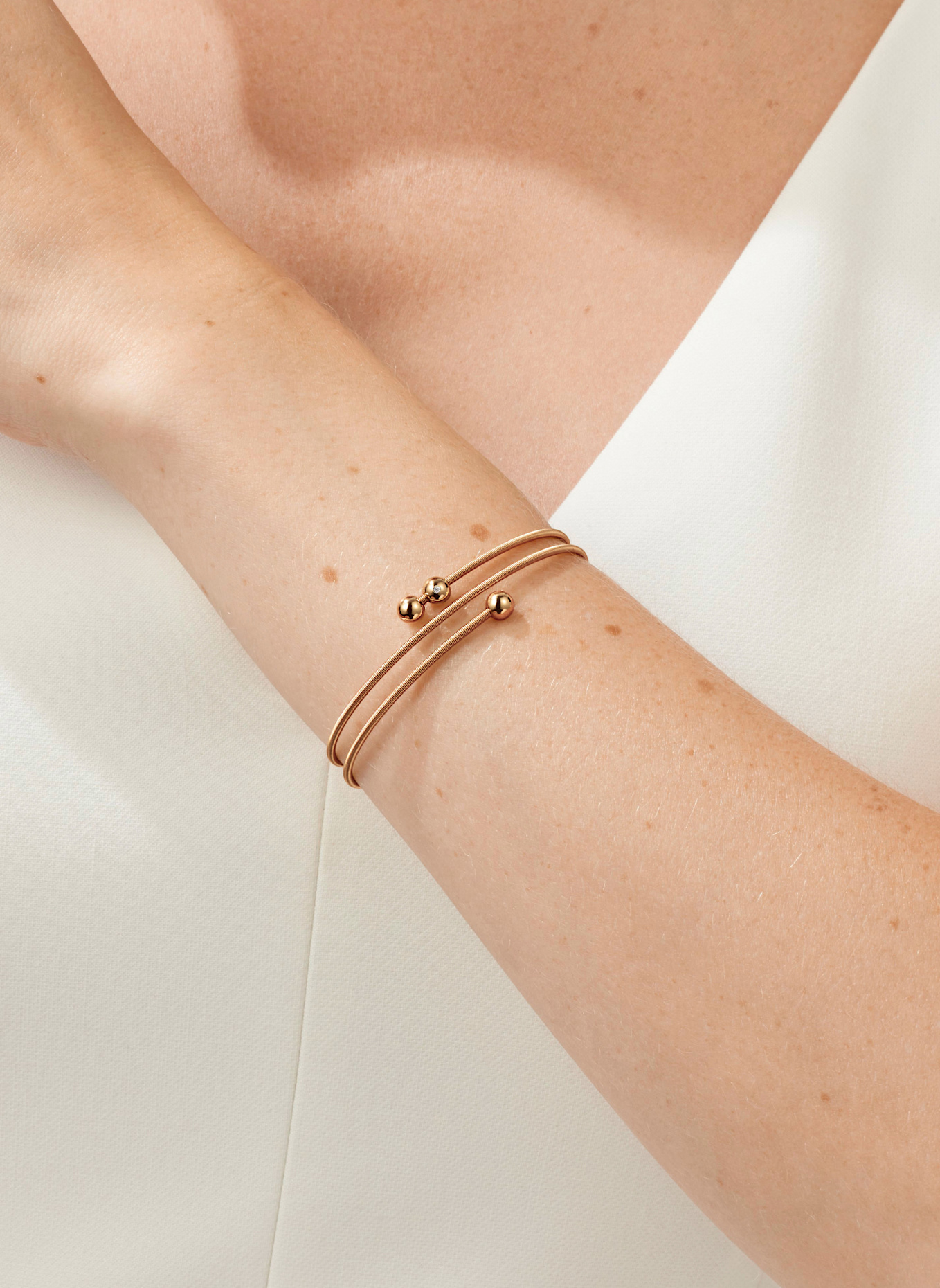 NIESSING Anhänger COLETTE C KUGEL Hold: ROSÉGOLD