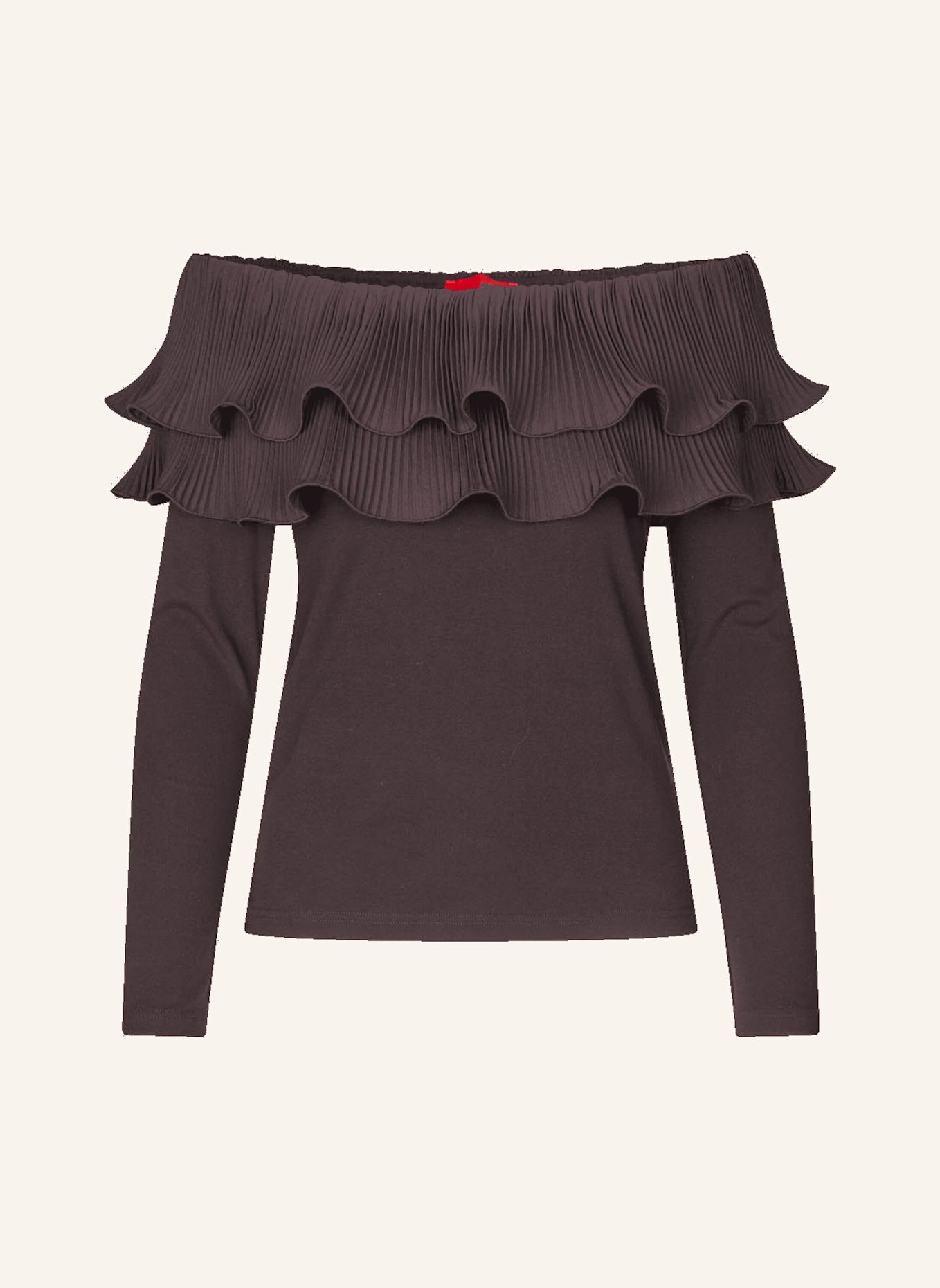 Cras Top FLOUNCECRAS: BRAUN